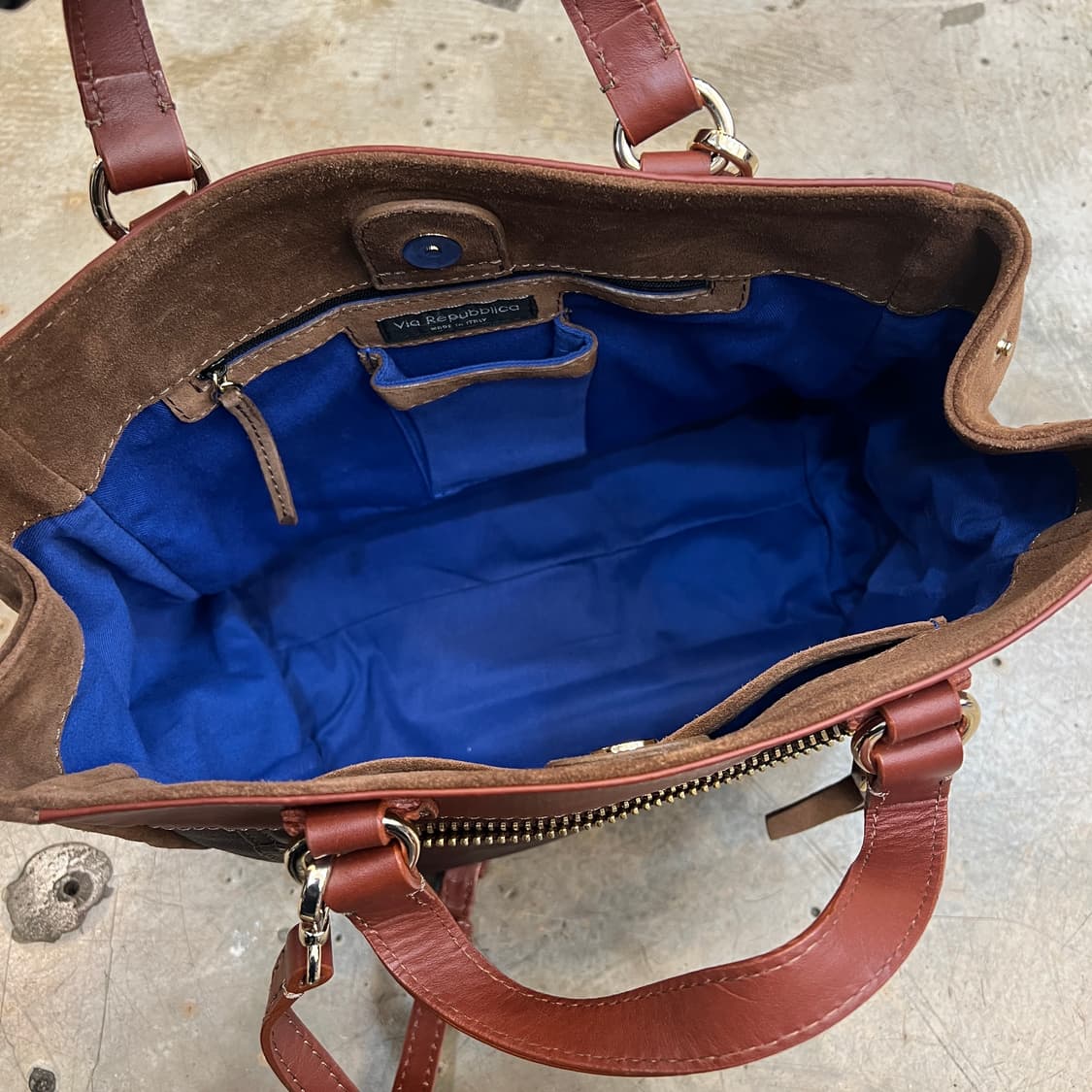Via Repubblica 멀티컬러 레더백 상품이미지7