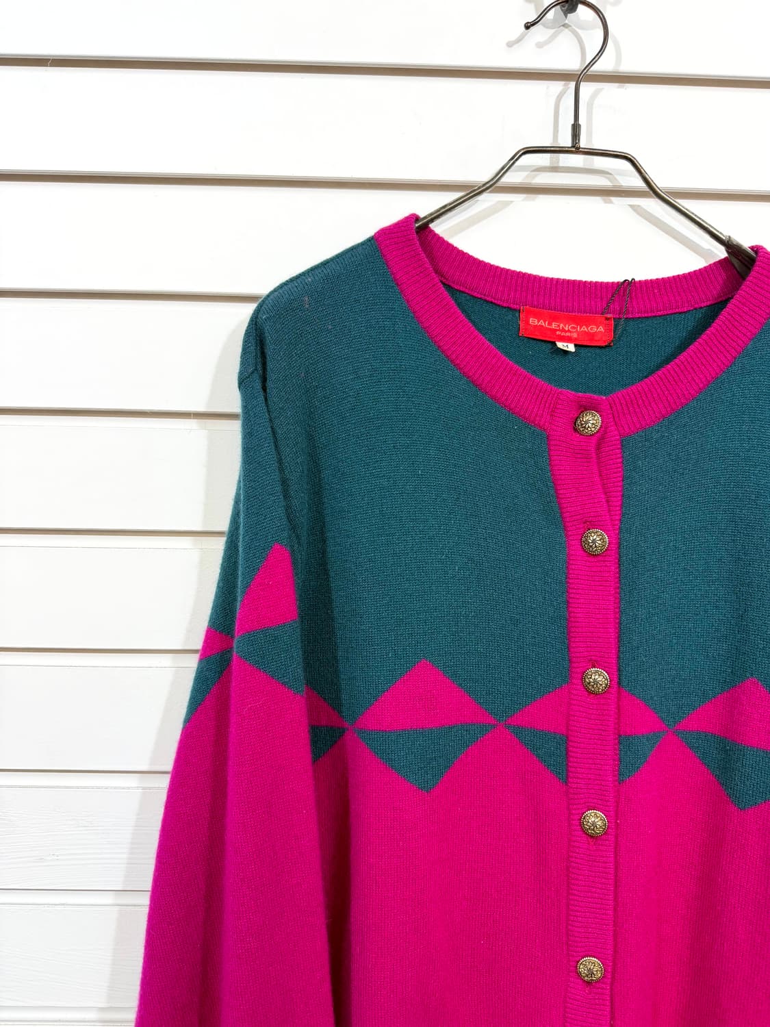 90's BALENCIAGA 발렌시아가 캐시미어 가디건 상품이미지3
