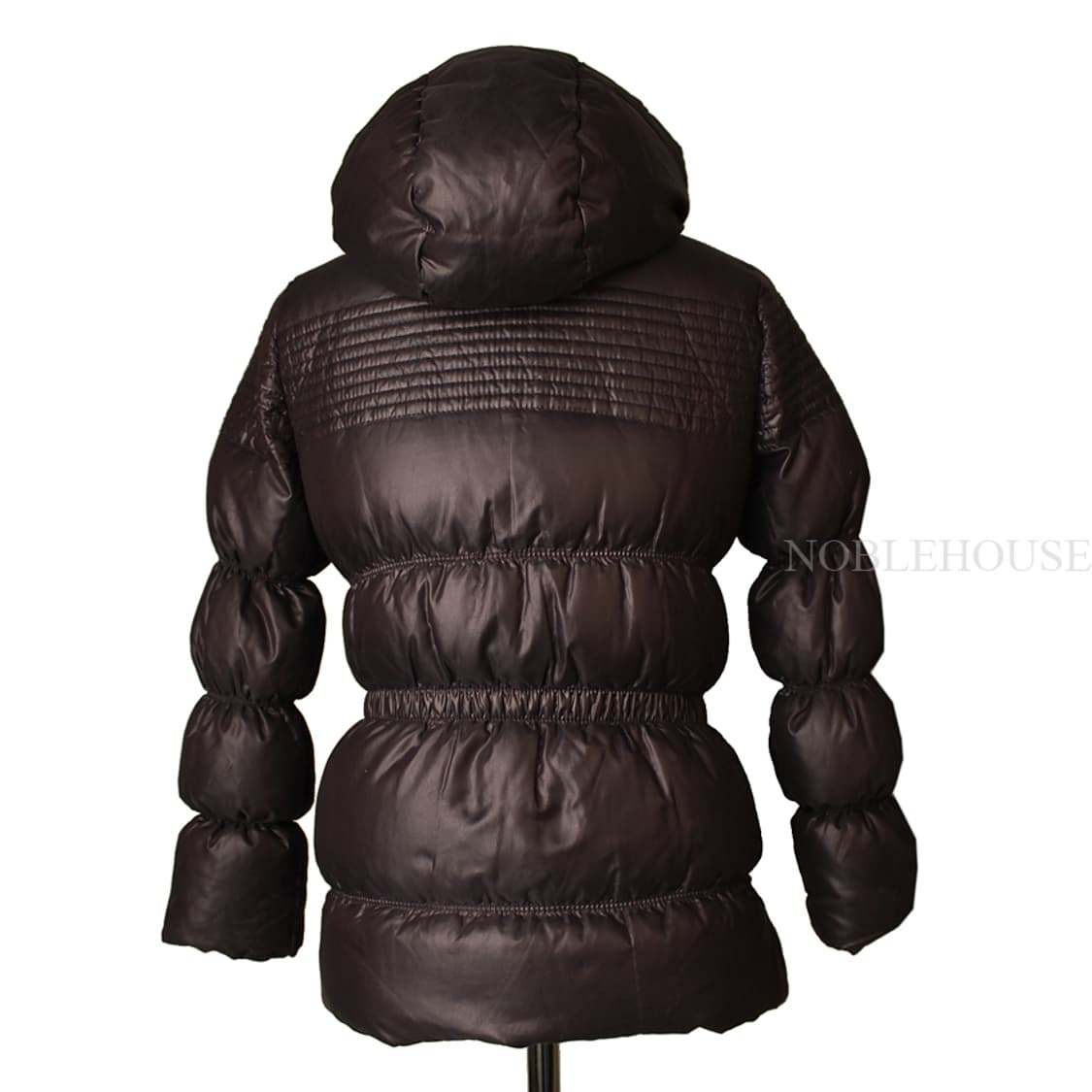 알마니키즈 메탈릭다크브라운 후드 다운 패딩점퍼(10세) 상품이미지3