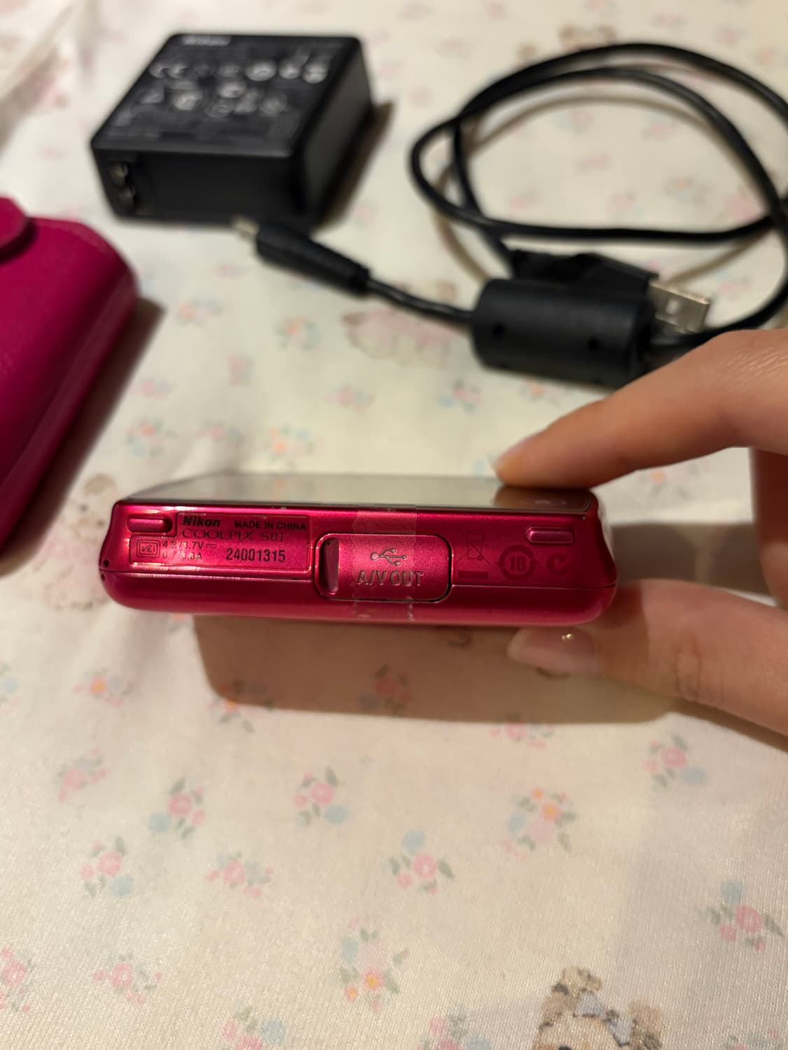 제니 디카🩷(극미품) 니콘 쿨픽스 S01 핑크 상품이미지4