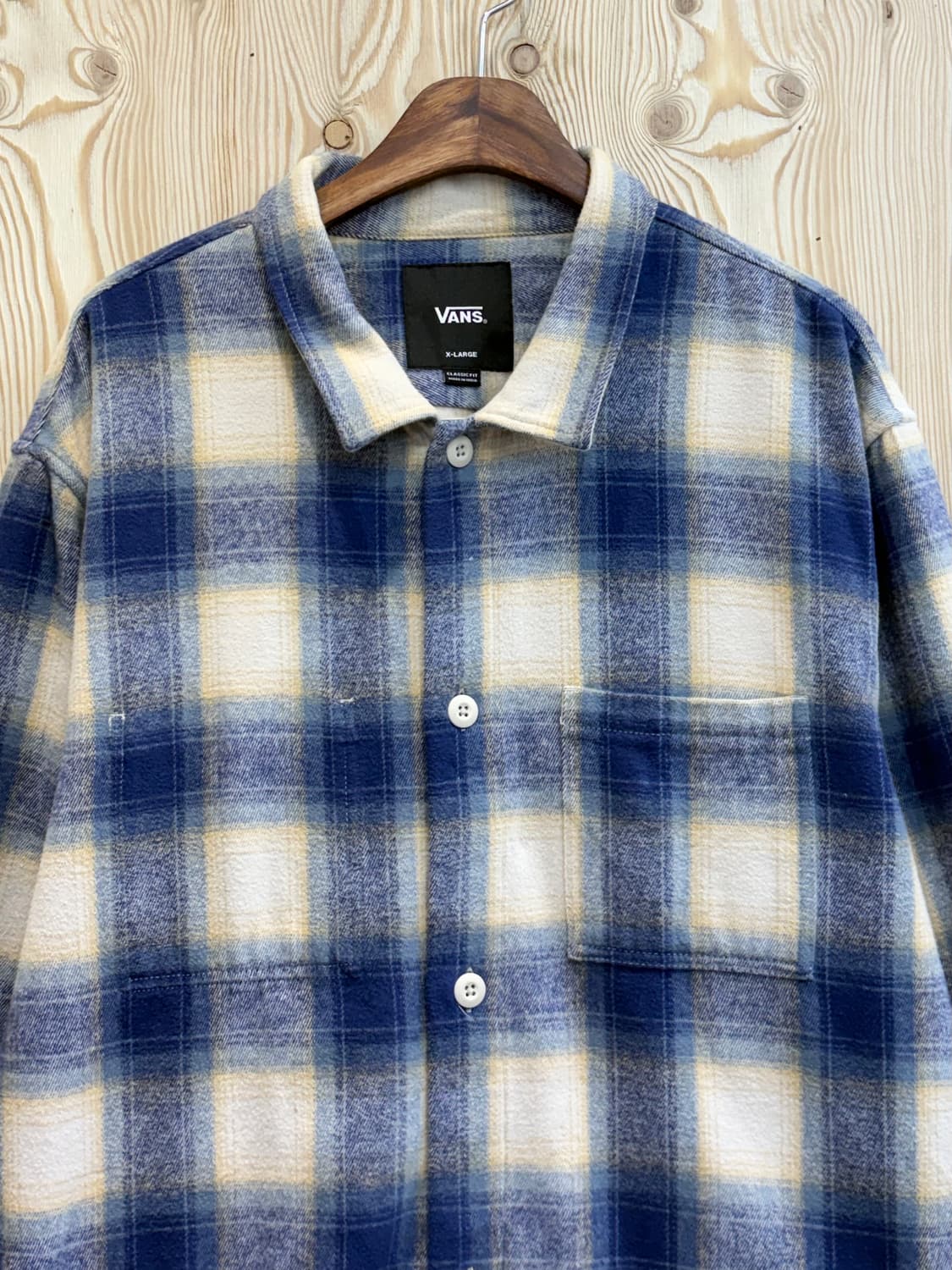 반스 체크 셔츠자켓 상품이미지3