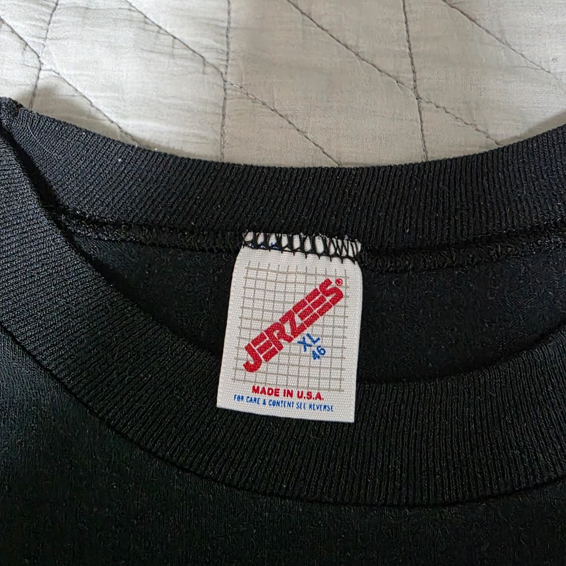 [XL] 90s USA JERZEES 빈티지 블랭크 티셔츠 더블싱글스티치 상품이미지6