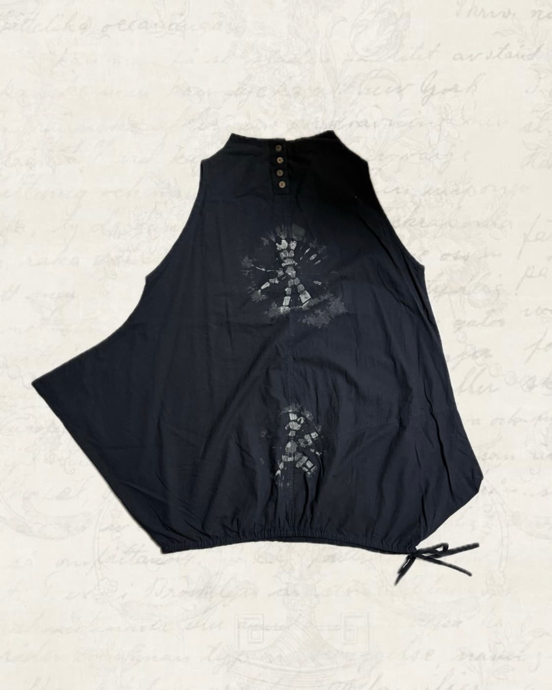 빈티지 히피 언발 벌룬 셔링 원피스 모리 에스닉 상품이미지2