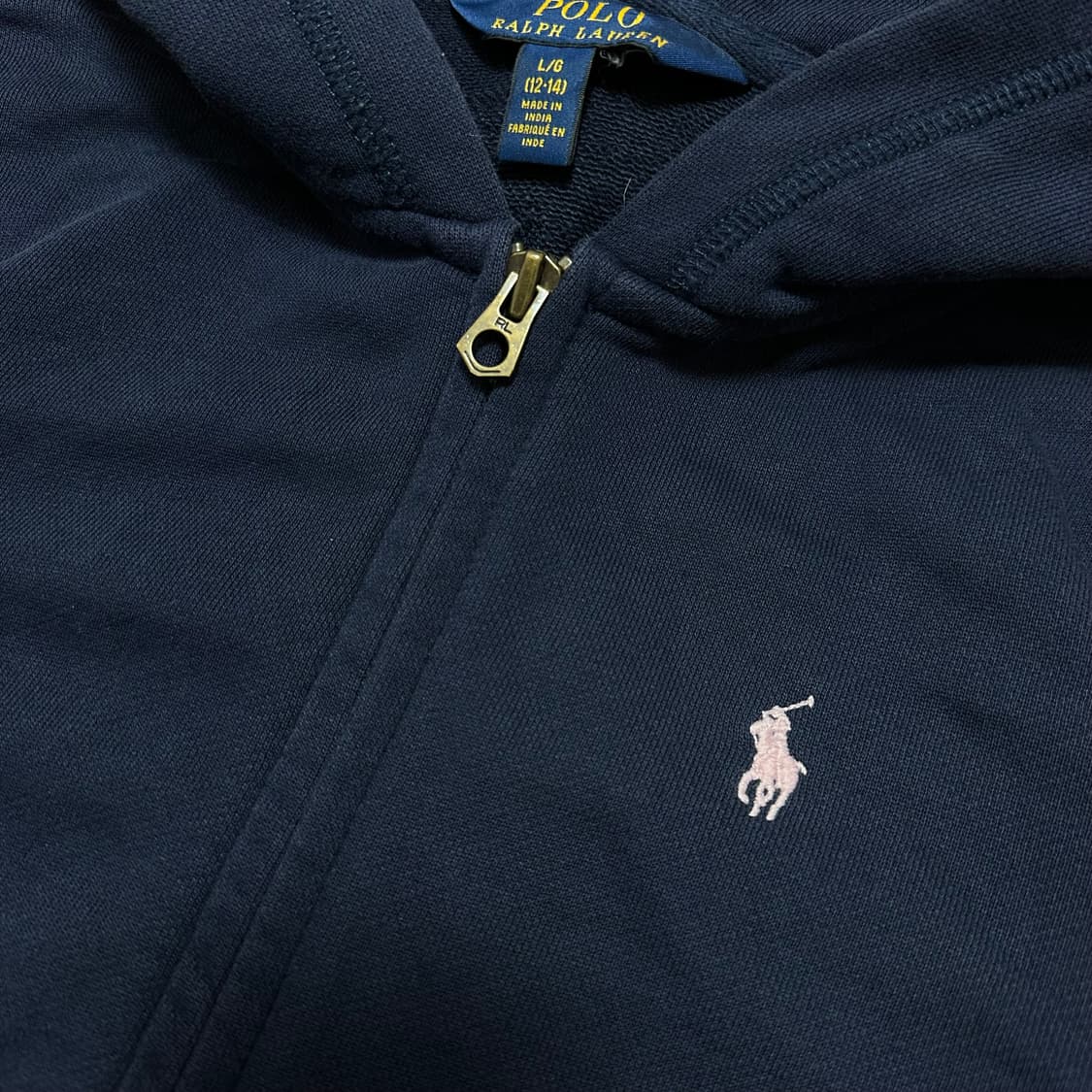 폴로 랄프로렌 네이비 후드집업 상품이미지4