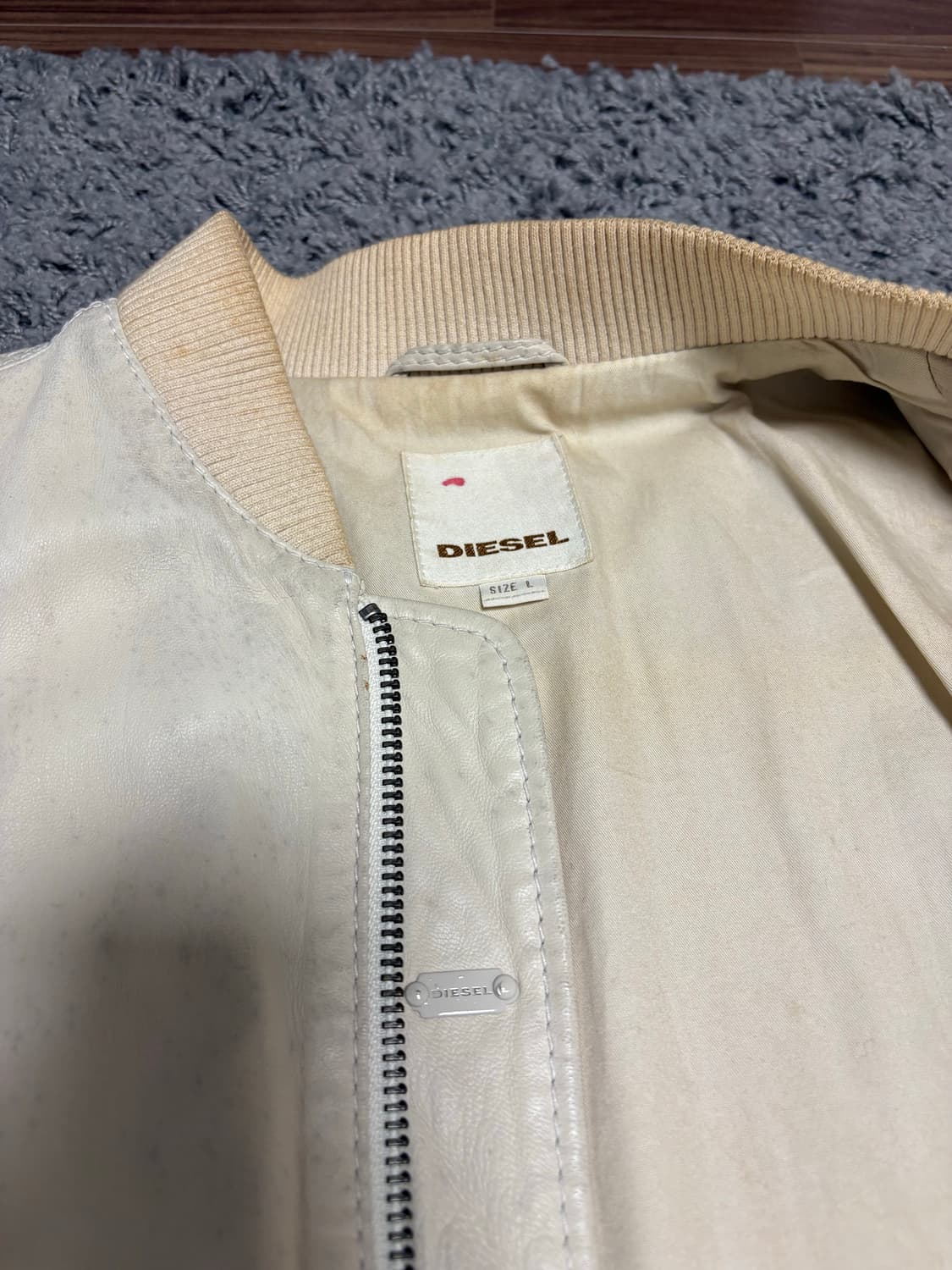 디젤 양가죽 자켓 라지 상품이미지3