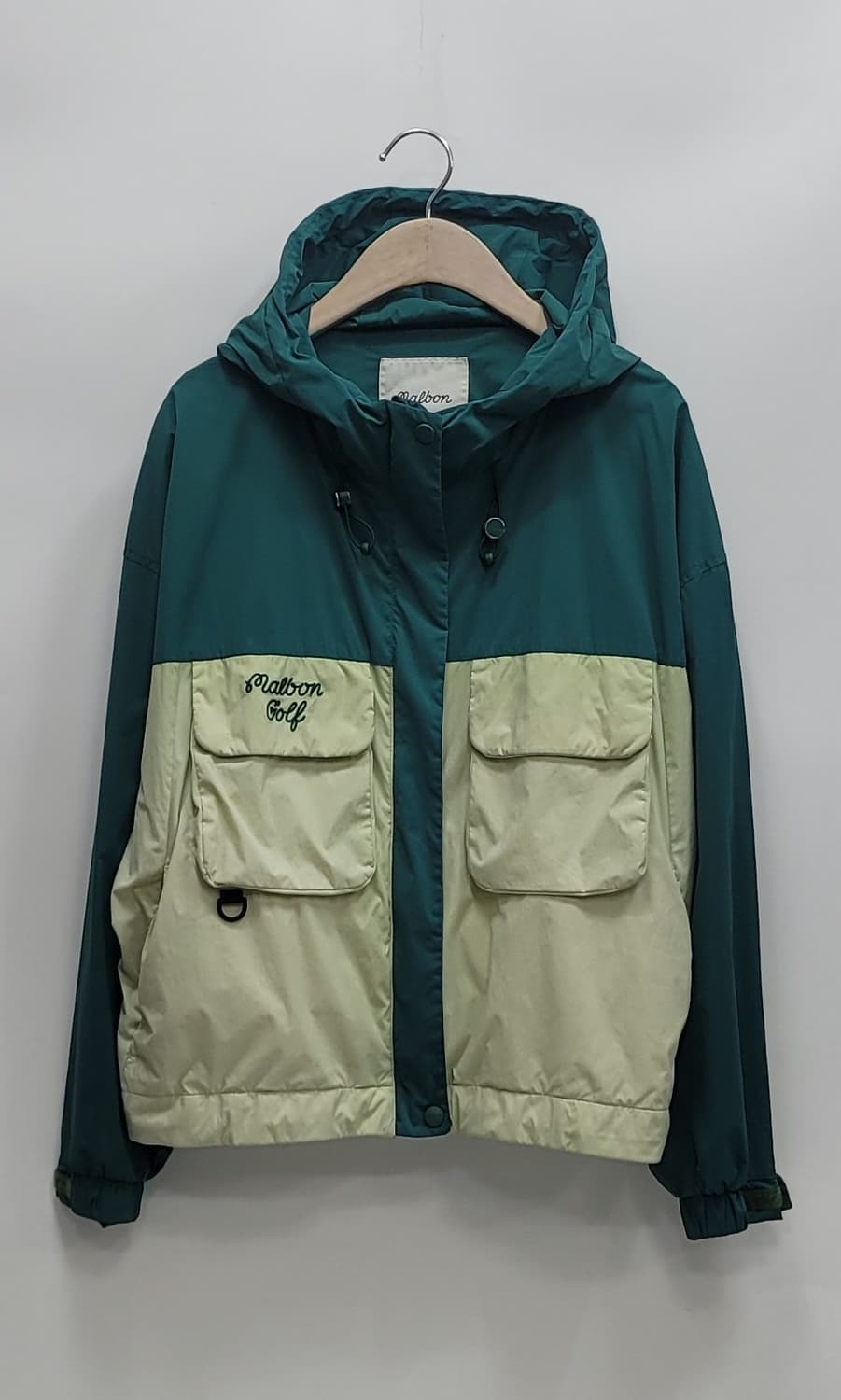 말본 22FW 유틸리티 포켓 컬러블록 후드 바람막이 점퍼 / 여 S 상품이미지1