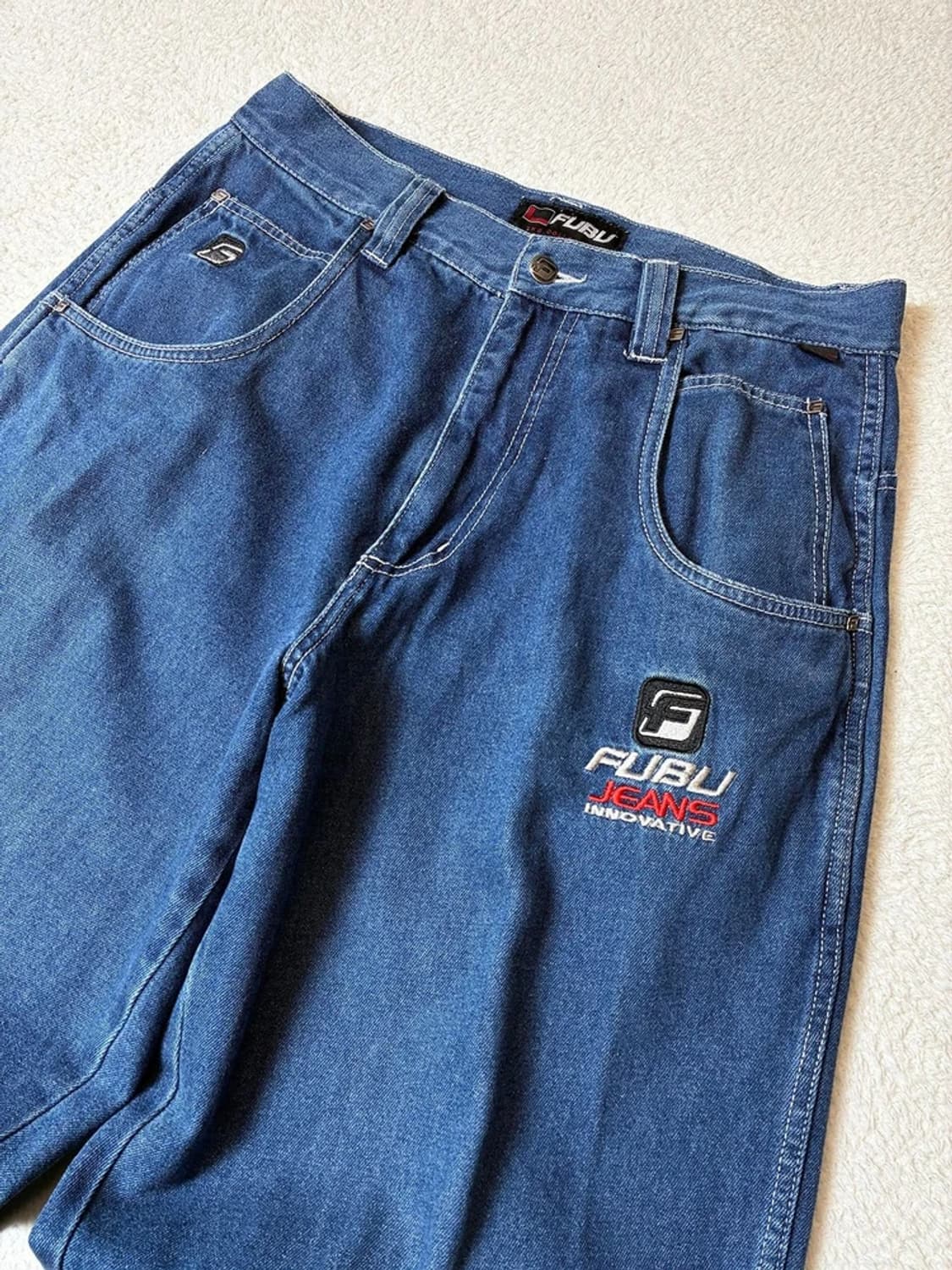 푸부 FUBU 00's 밀레니엄 테이퍼드핏 데님 팬츠 PN7357 상품이미지2