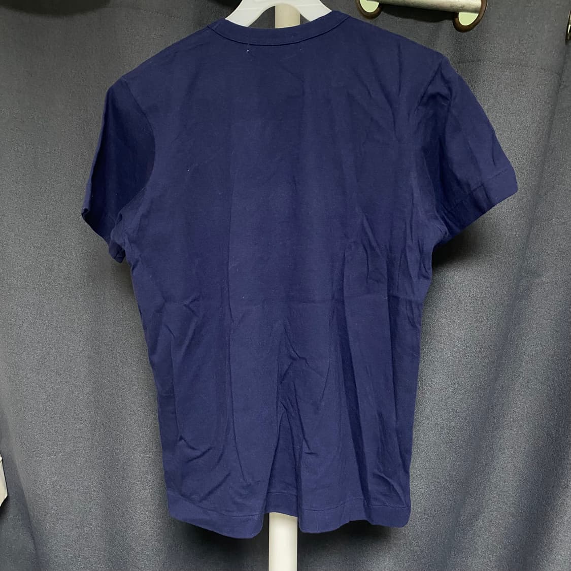 꼼데가르송 더블와펜 반팔 네이비 L 상품이미지3