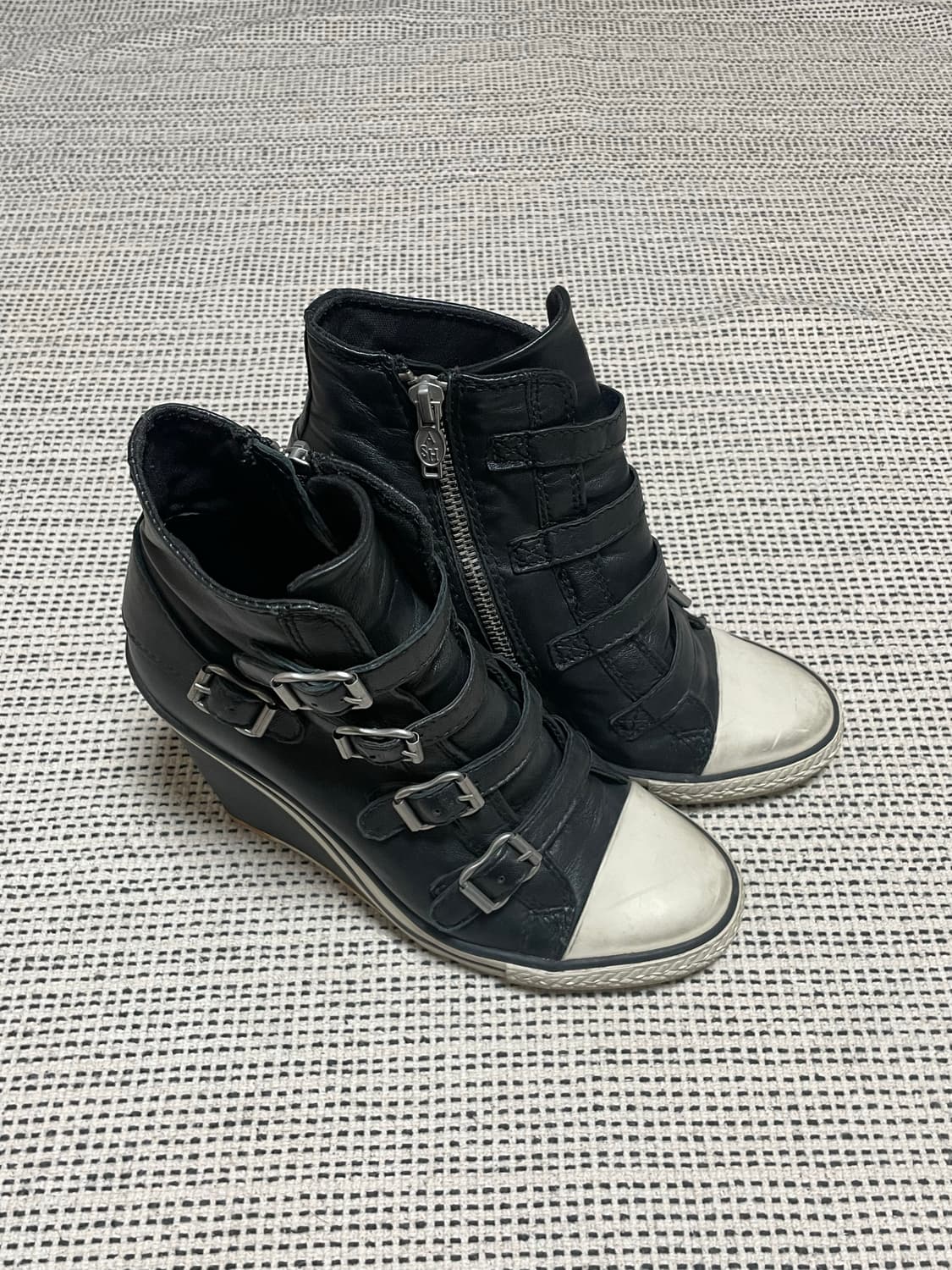 Ash belted leather hightop sneakers 37  상품이미지3