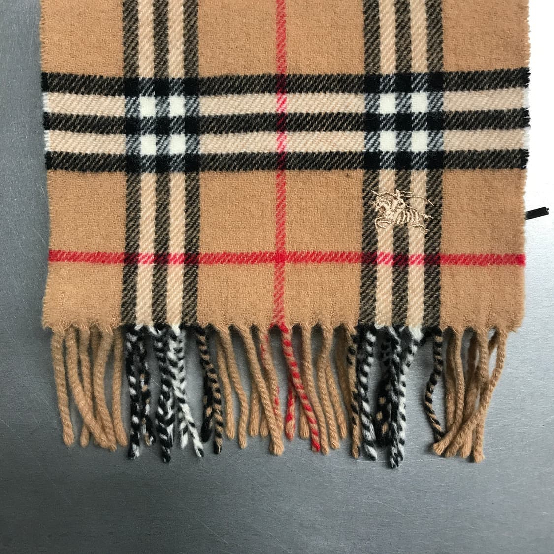 버버리 정품 울/캐시미어 머플러 베이지 상품이미지3