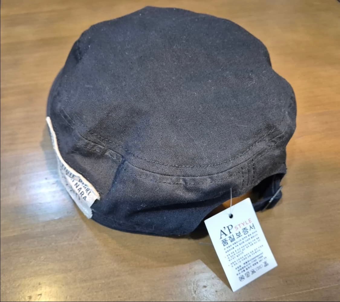 블랙 밀리터리 캡 상품이미지4