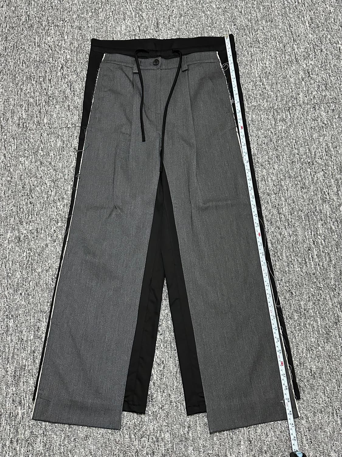 Open yy 오픈와이와이 프론트 스트라이프 팬츠 바지 front 상품이미지2