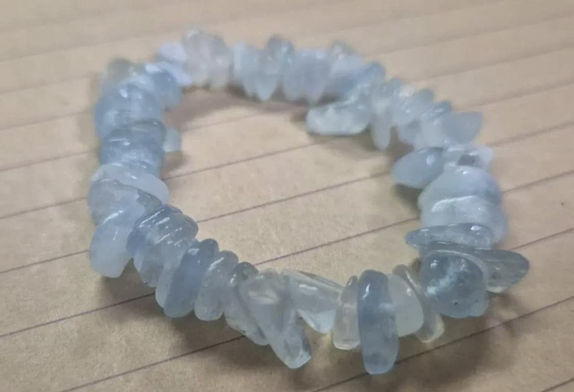 핸드메이드) 아쿠아마린 원석팔찌  상품이미지5