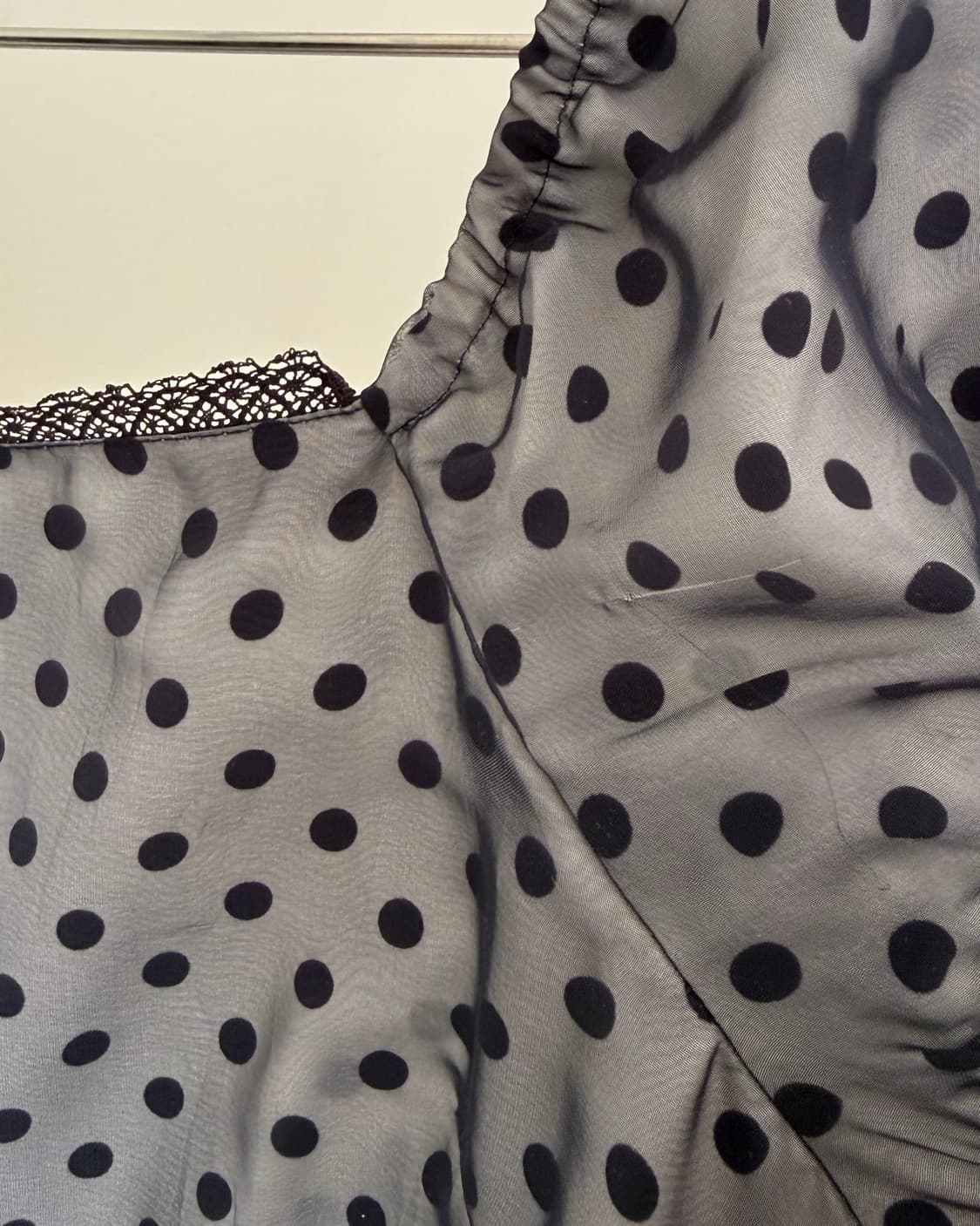 빈티지 도트 원피스 상품이미지4