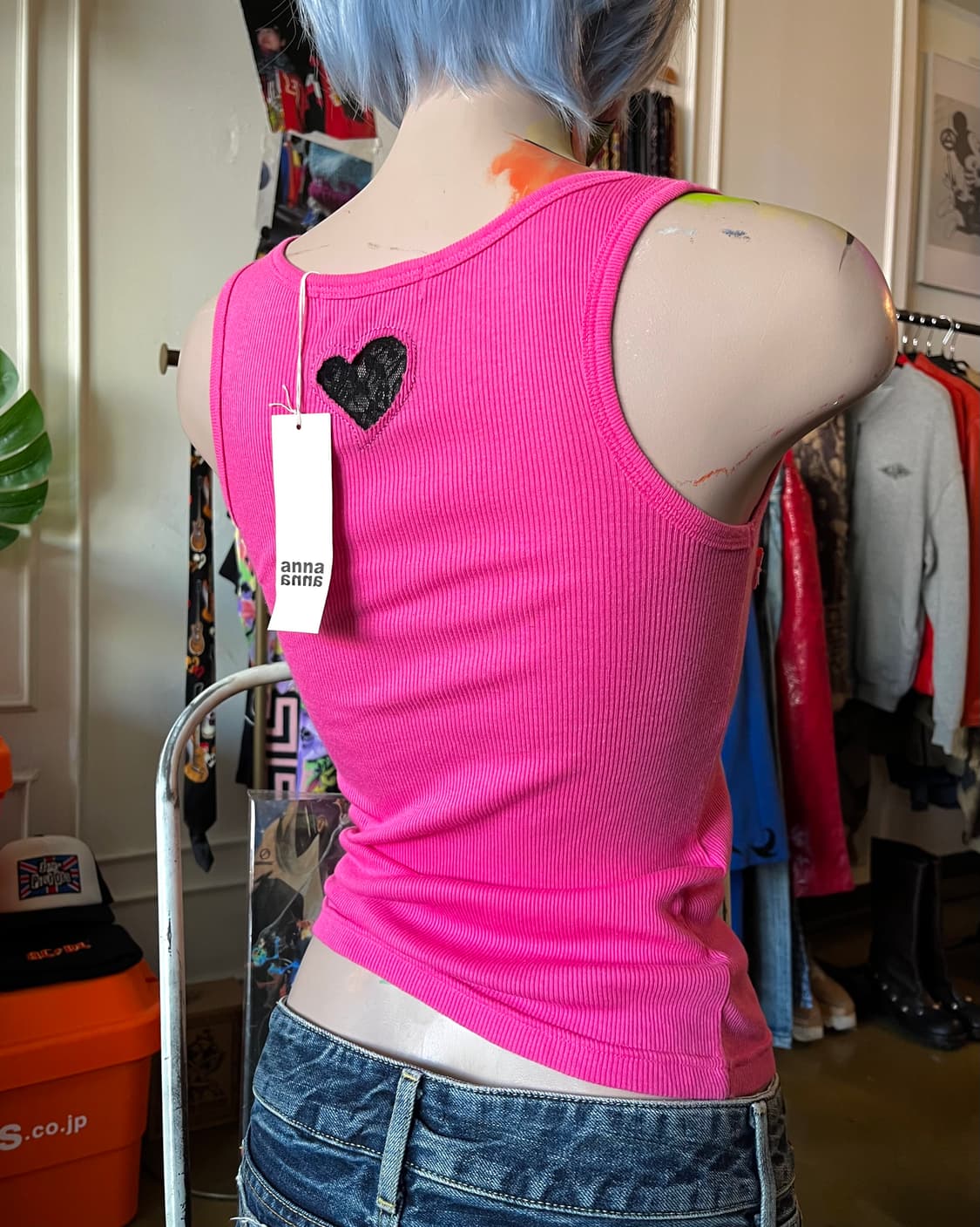 anna 3D Point Pink Golgi Sleeveless 상품이미지3