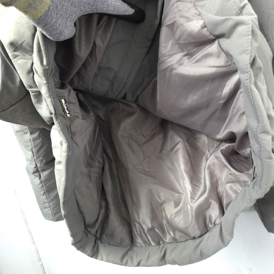 프리 숏패딩 그레이 회색  상품이미지3