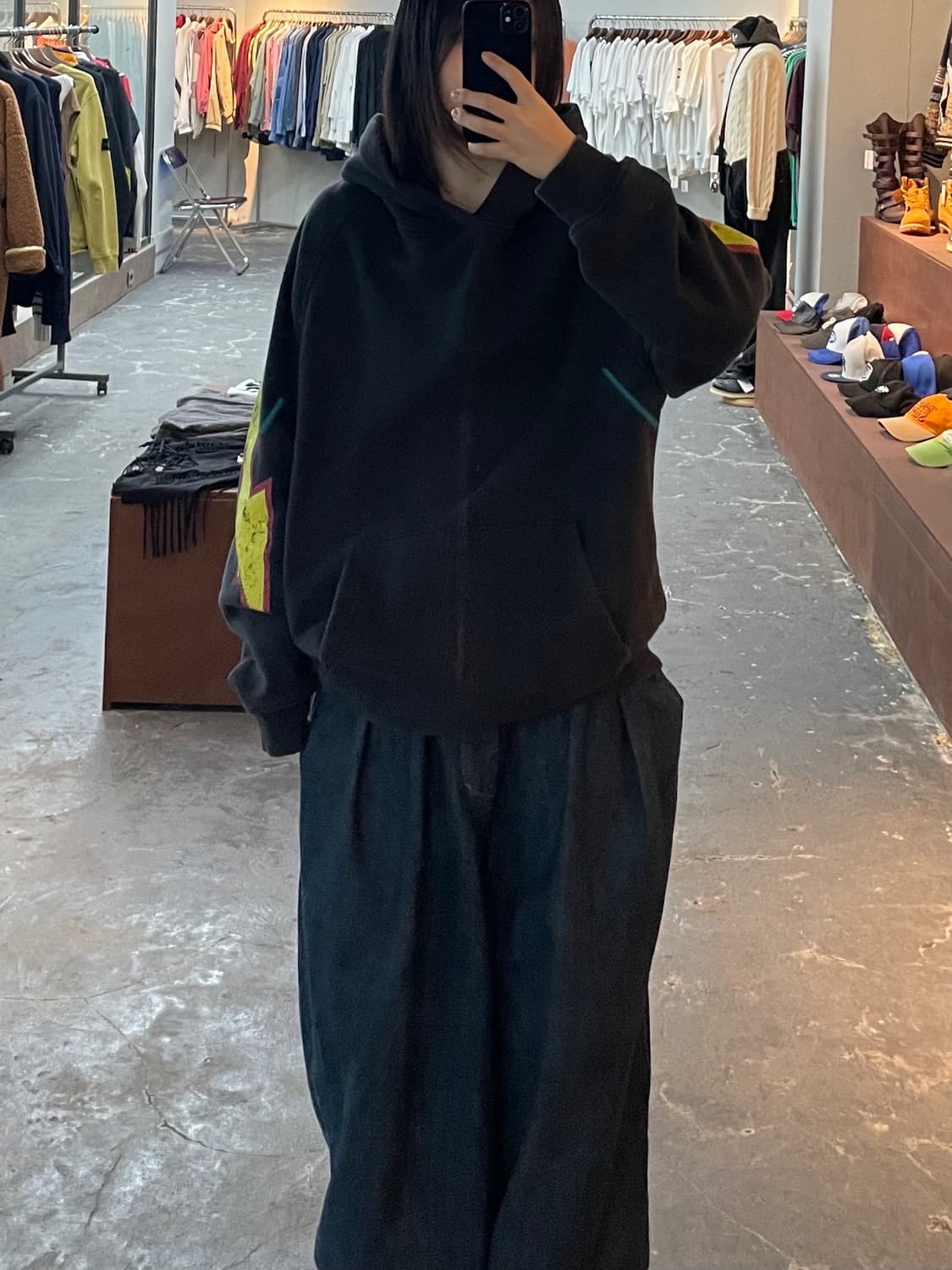 인세인개러지 스컬 바이커 후드티 H1066 상품이미지2