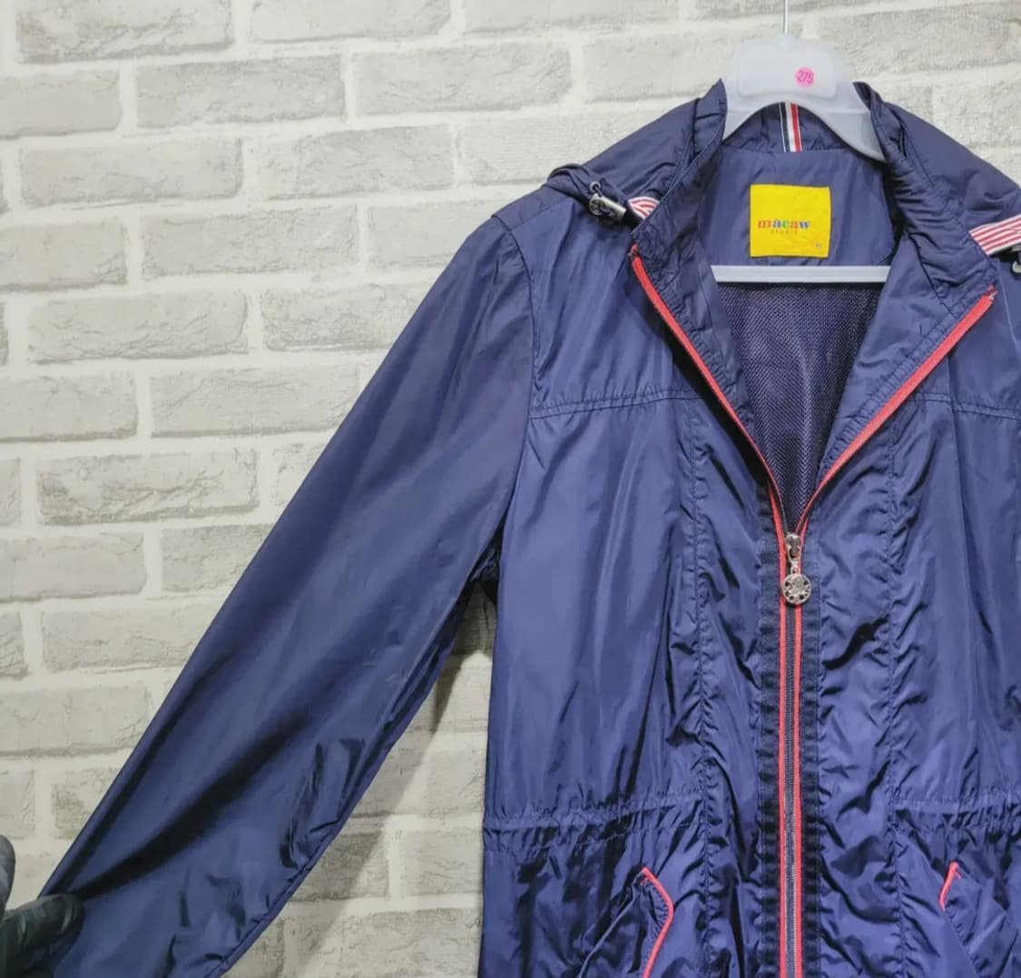 👠여성66사이즈👠macaw 스포츠 네이비 바람막이(봄~초여름) 상품이미지3