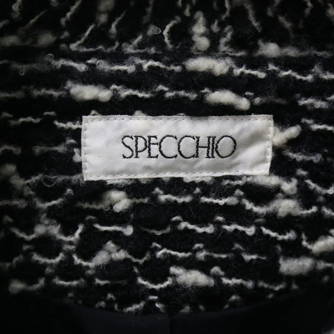 스피치오 BY 이세이 미야케 울 혼방 트위드 자켓 62224 상품이미지8