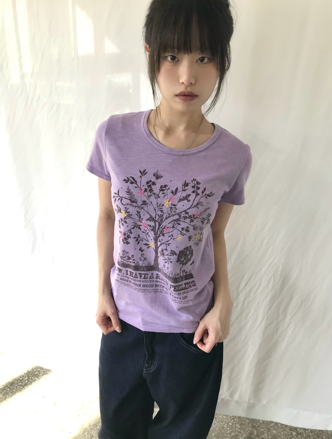 ⊹ Lilac Garden Tee 상품이미지1