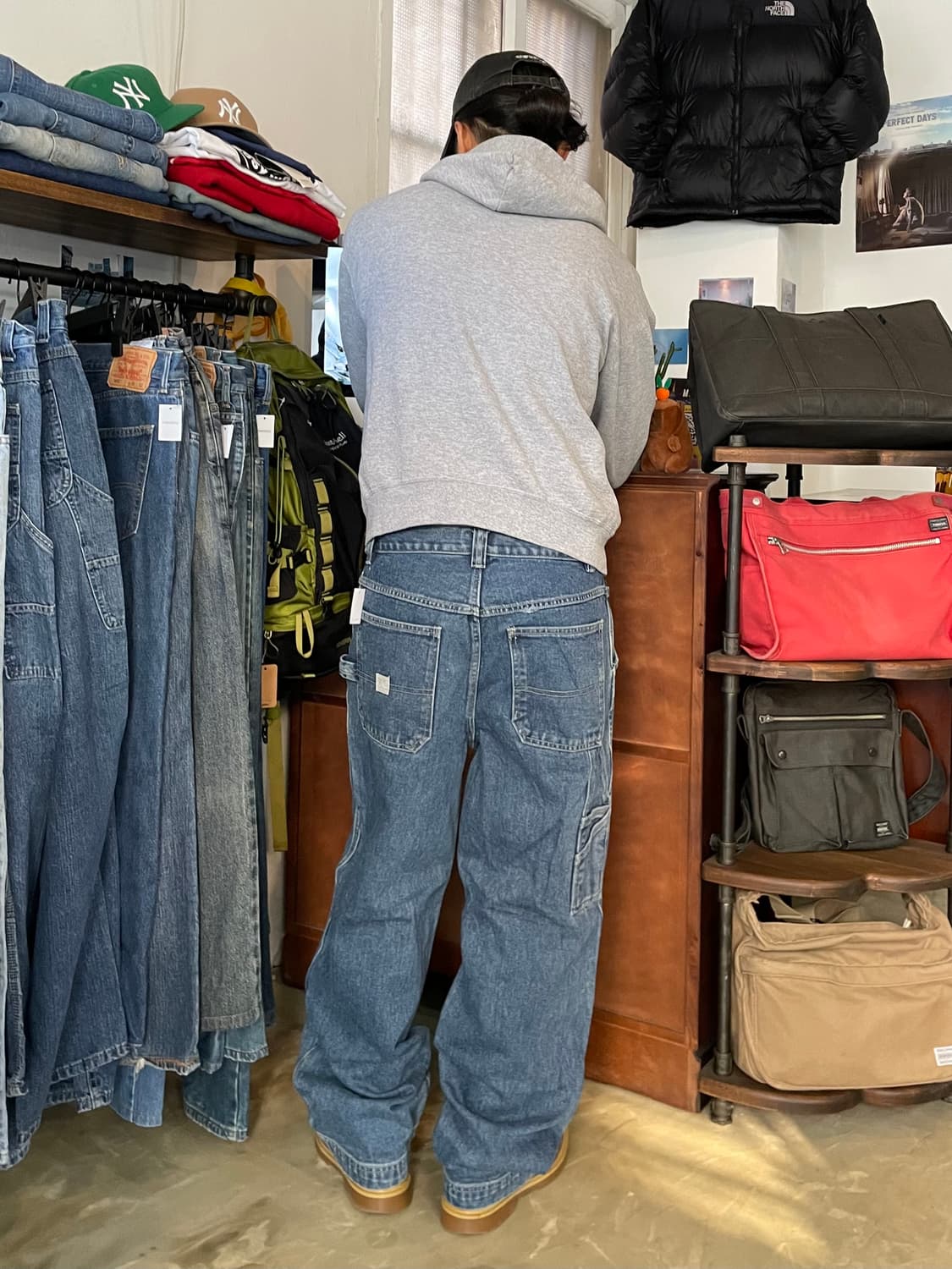 00s Old Navy 빈티지 카펜터 데님팬츠 33x30 상품이미지1