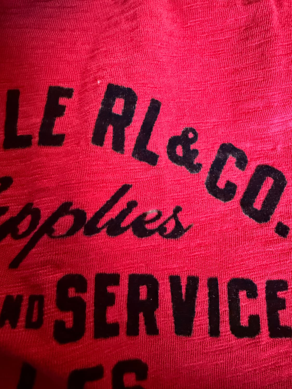 rrl 더블알엘 프린팅 티셔츠 xl 상품이미지2