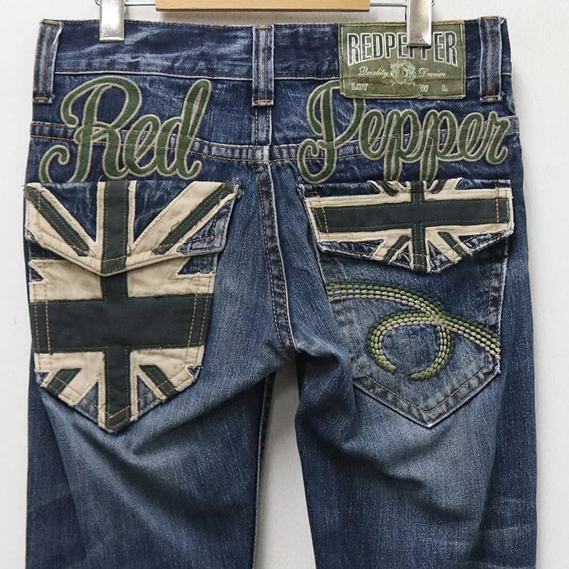 레드페퍼 자수 포인트 데님 팬츠 65085 상품이미지4