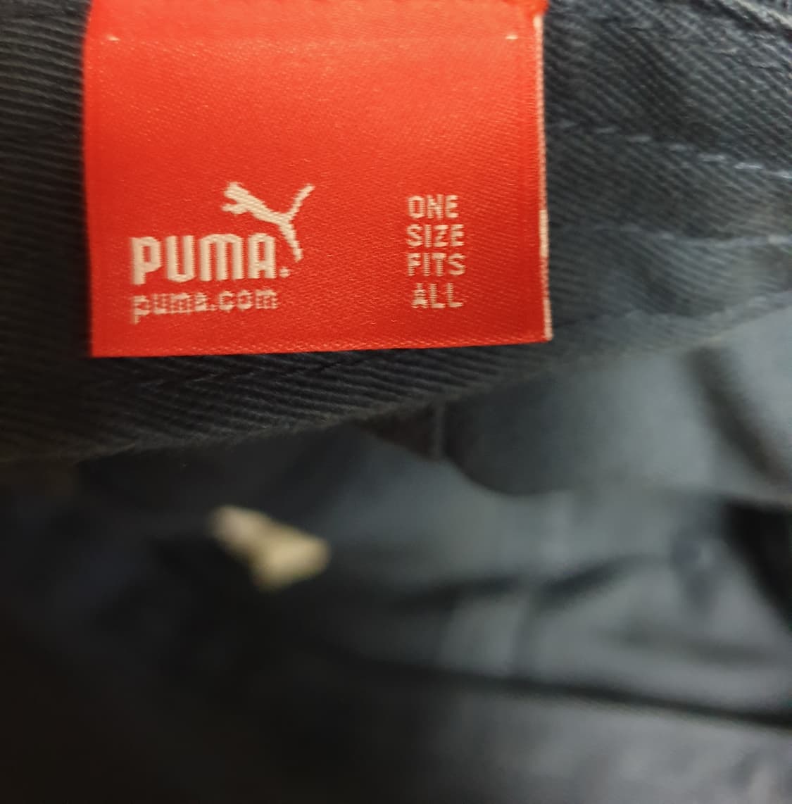 (빈티지) 푸마 컷오프라인 스티치 볼캡 네이비 상품이미지3