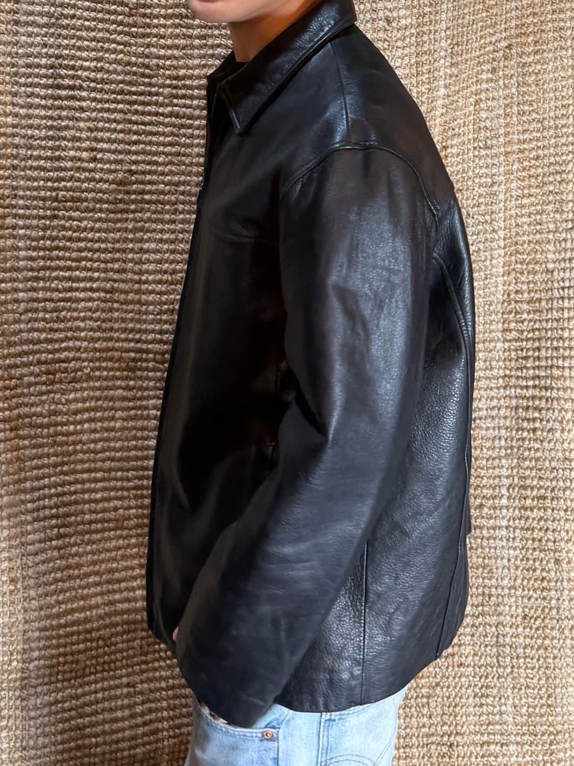 빈티지 양가죽 레더자켓 상품이미지5