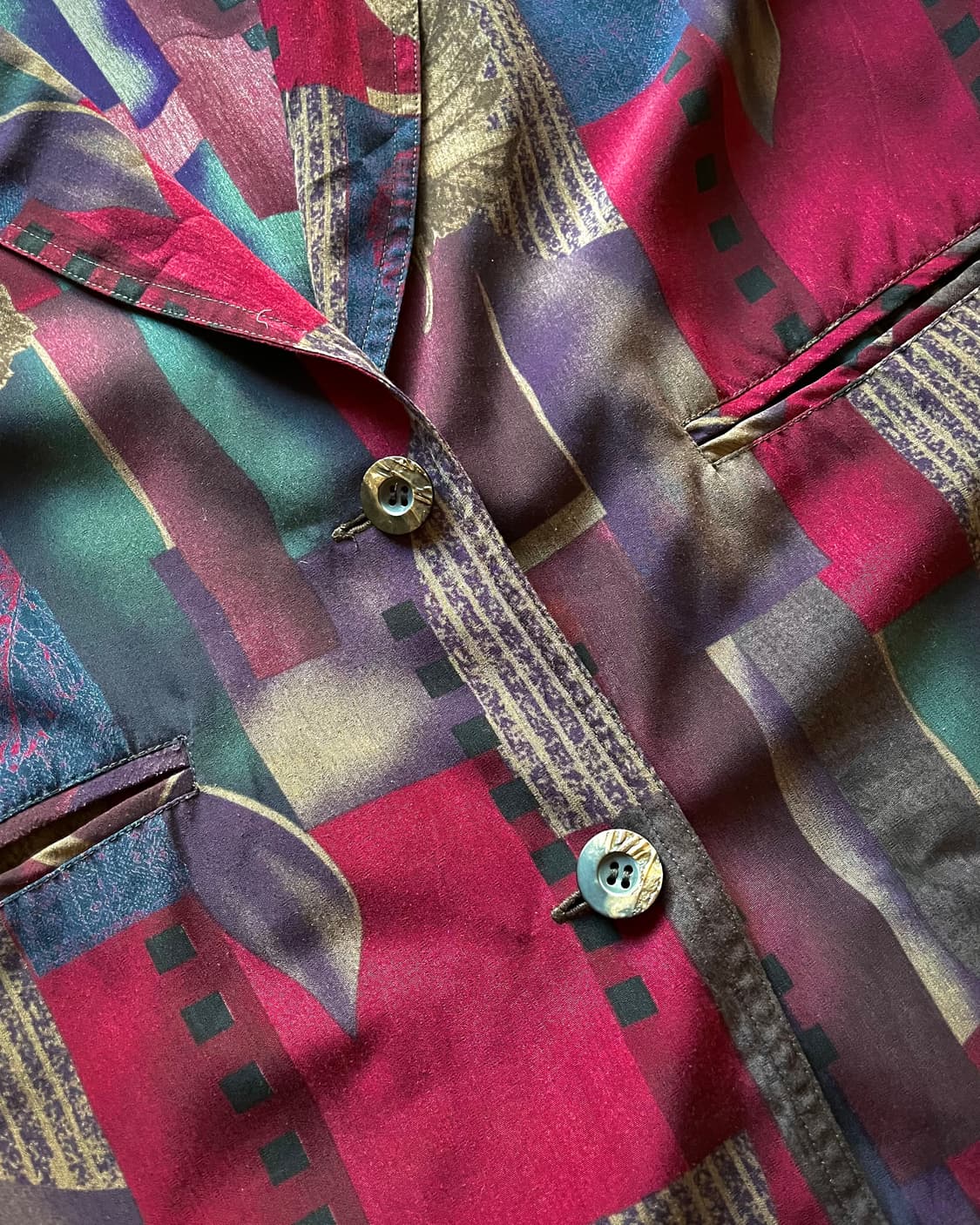 Jpn Antique Ethnic Pattern Old Blazer JK 상품이미지7
