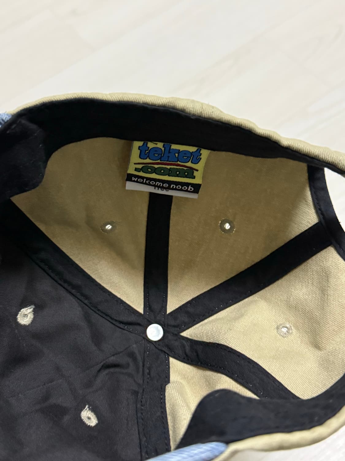 테켓 시티캡 베이지 상품이미지5