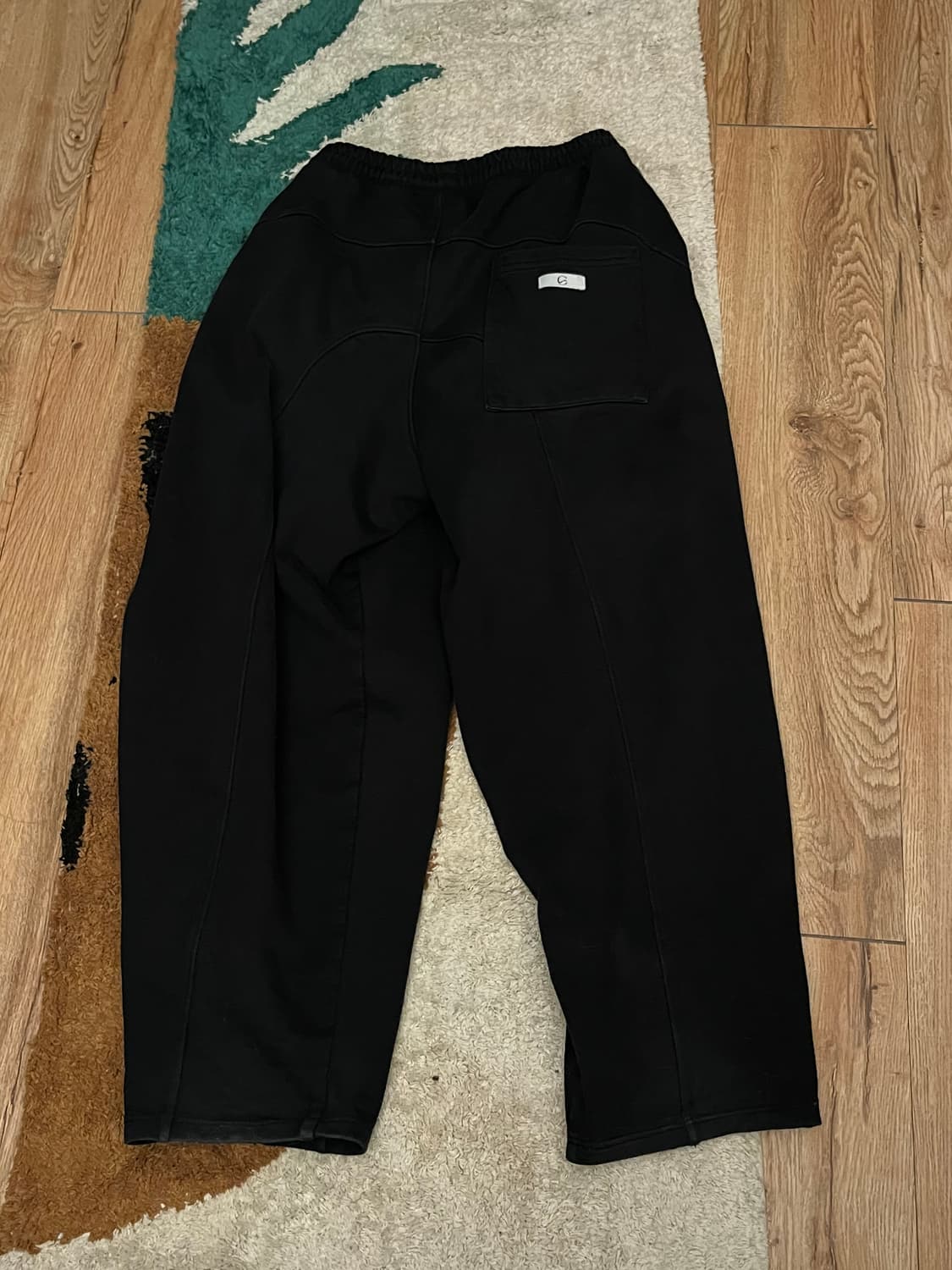 뉴치프시크디피배기팬츠 블랙 상품이미지2