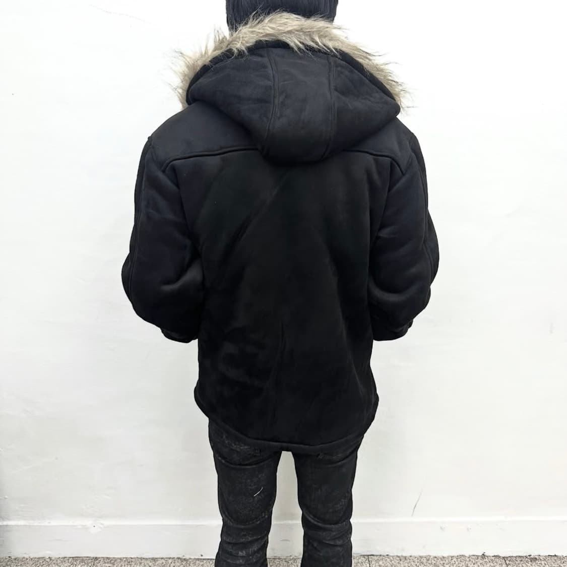 fur mouton hood jacket 상품이미지4