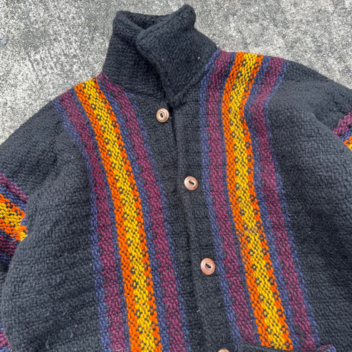 [M] Made In Turkiye 빈티지 패턴 니트 자켓 상품이미지5