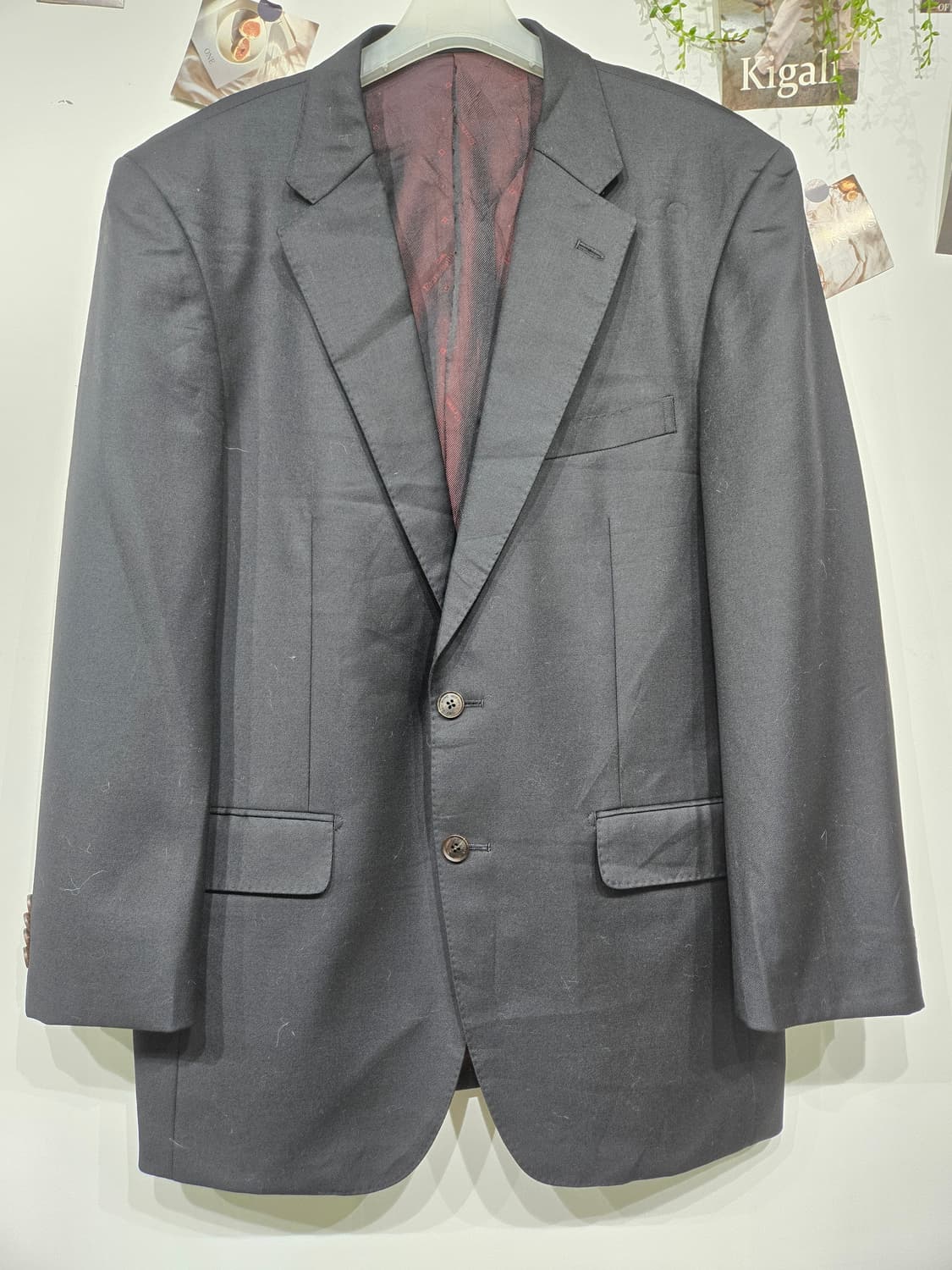 에르메네질도 제냐 블랙 남성 정장 자켓 상품이미지3