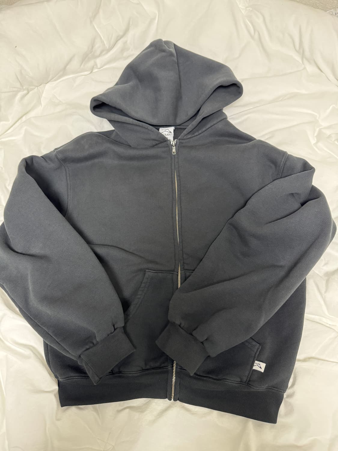 아킴보클럽 faded 블랙 후드집업 m 상품이미지2