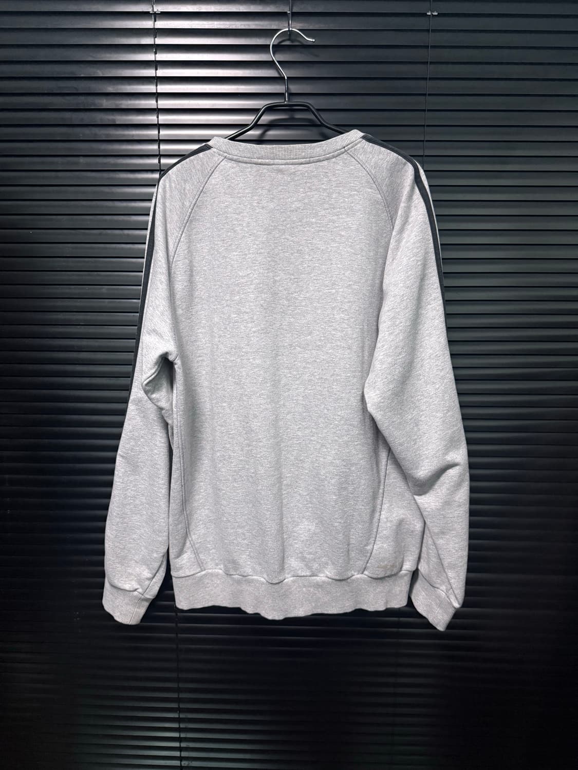 아디다스 에센셜 그레이 회색 블랙 스웻 셔츠 맨투맨 삼선 110 2XL 상품이미지6