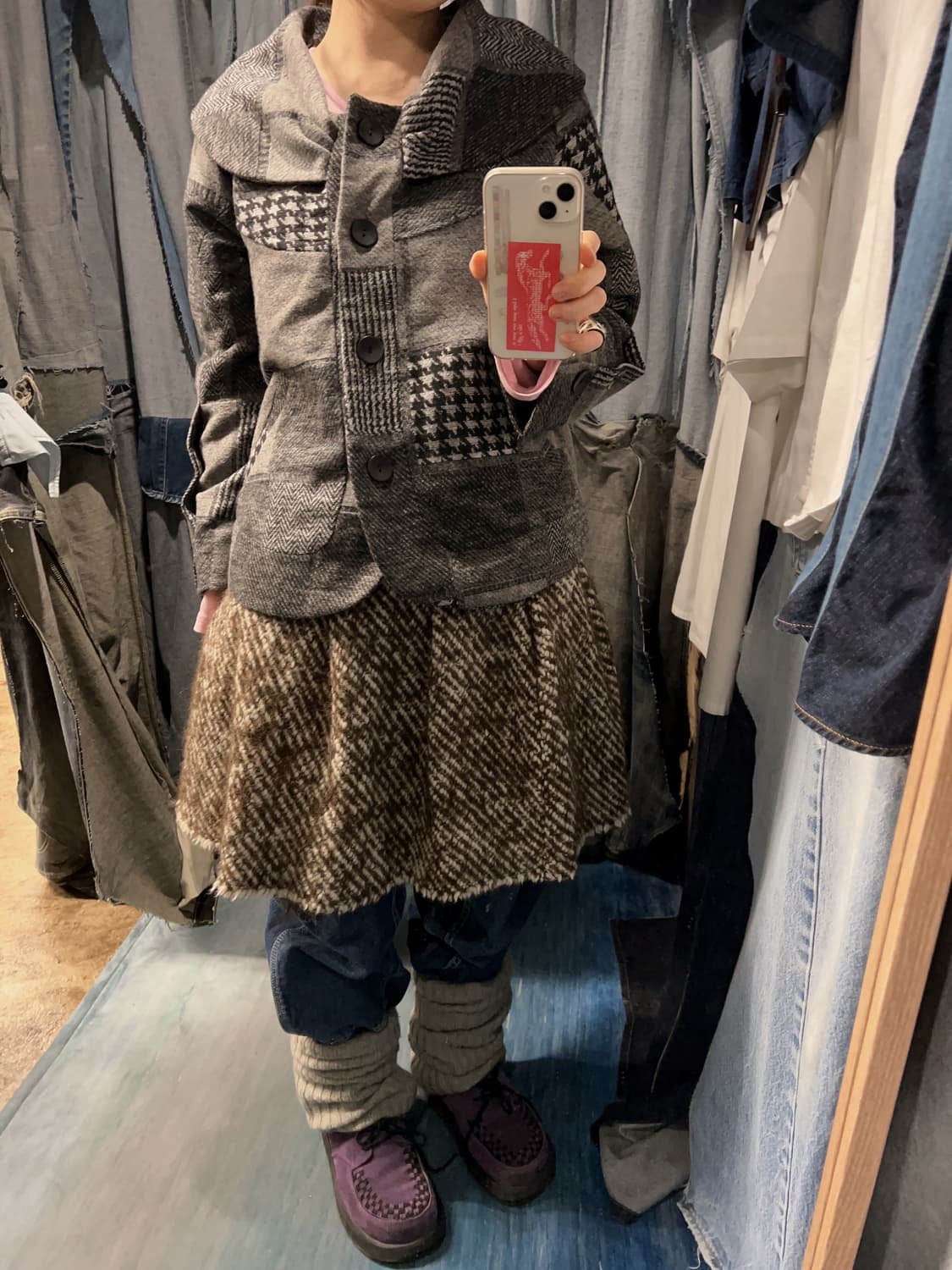 44-66 ) Khaki koji Shawl Collor Jacket 상품이미지2