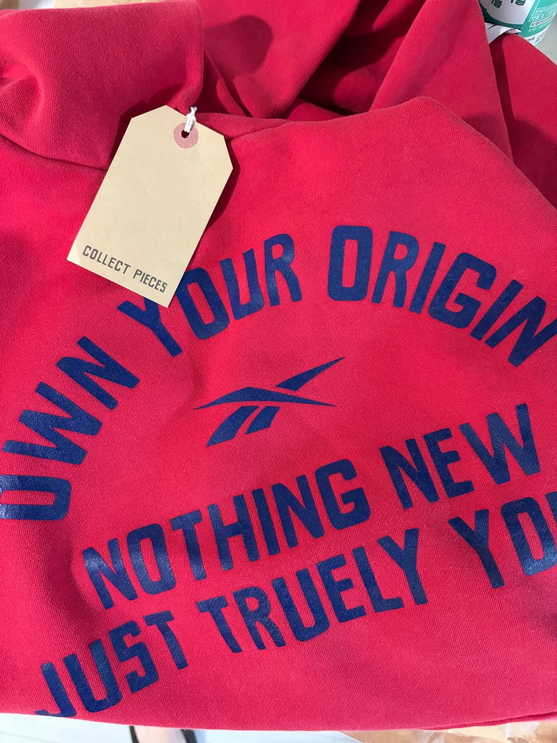 (새상품) 컬렉트 피시스 x 리복 후드티 L 상품이미지2