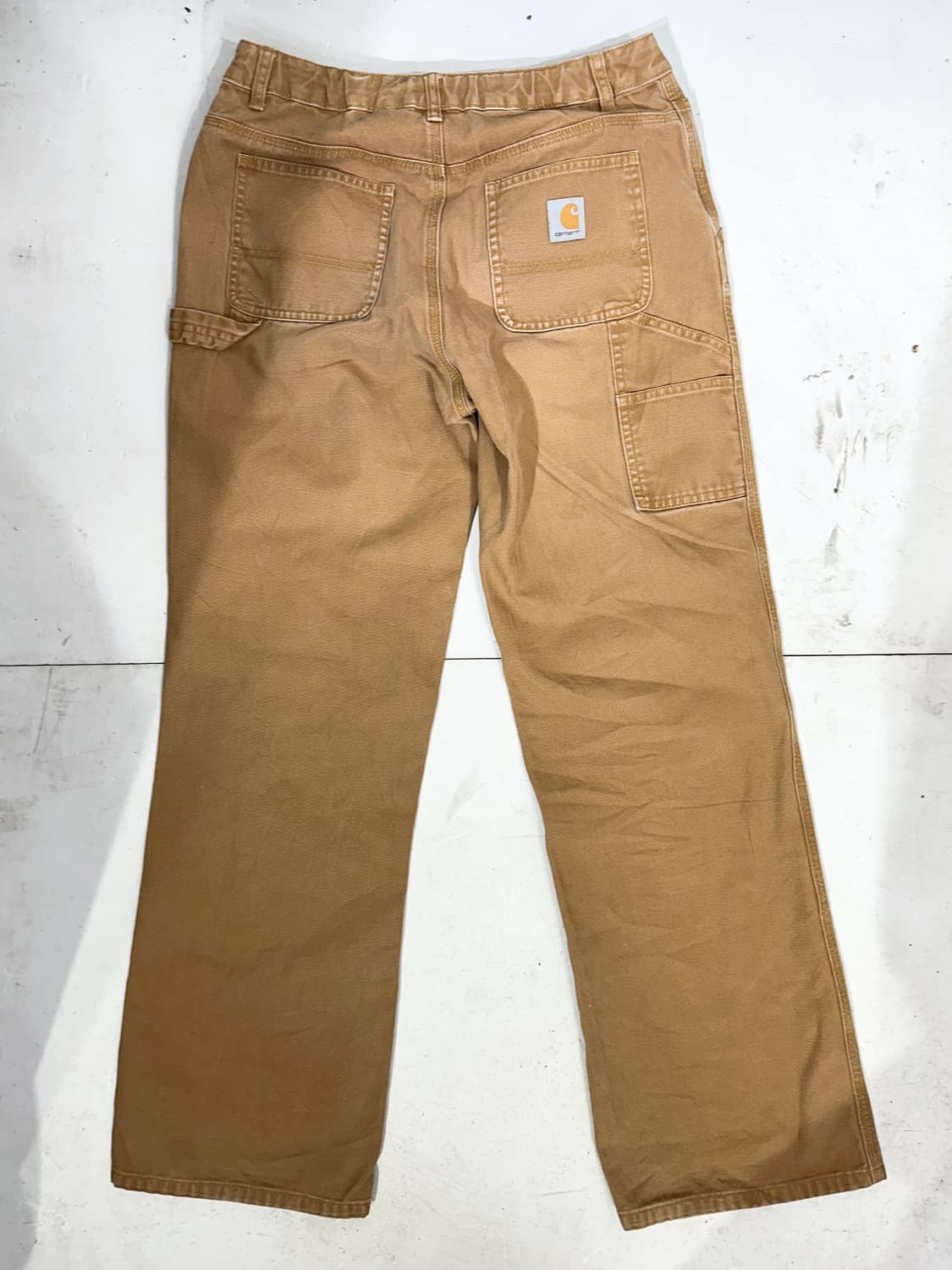 칼하트 된장 워크 데님 팬츠 카펜터 와이드 바지  상품이미지5