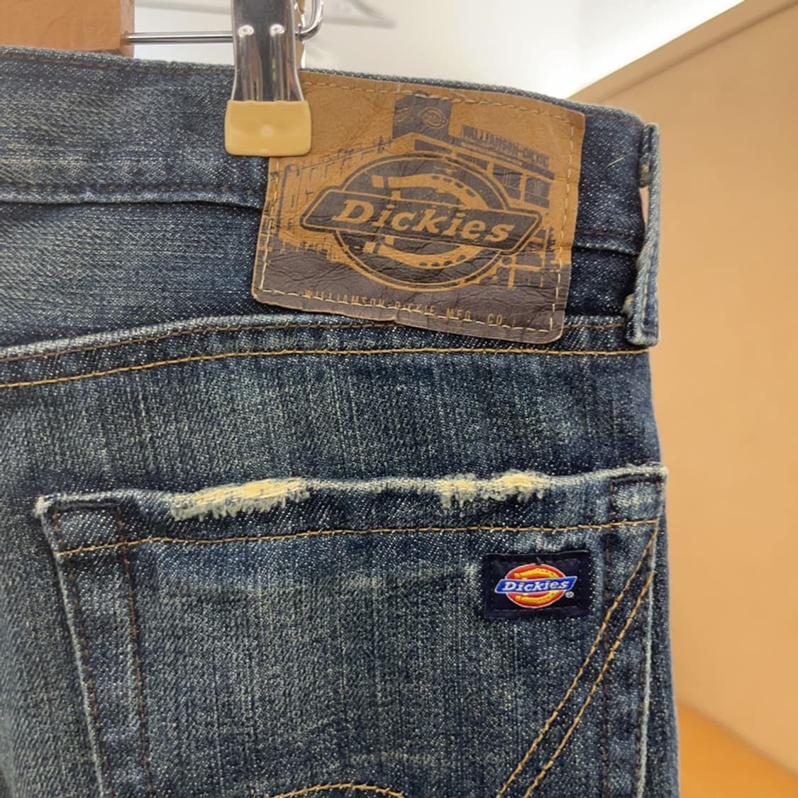 디키즈 올드스쿨 빈티지 워싱 데님팬츠 36인치 C07712 상품이미지5