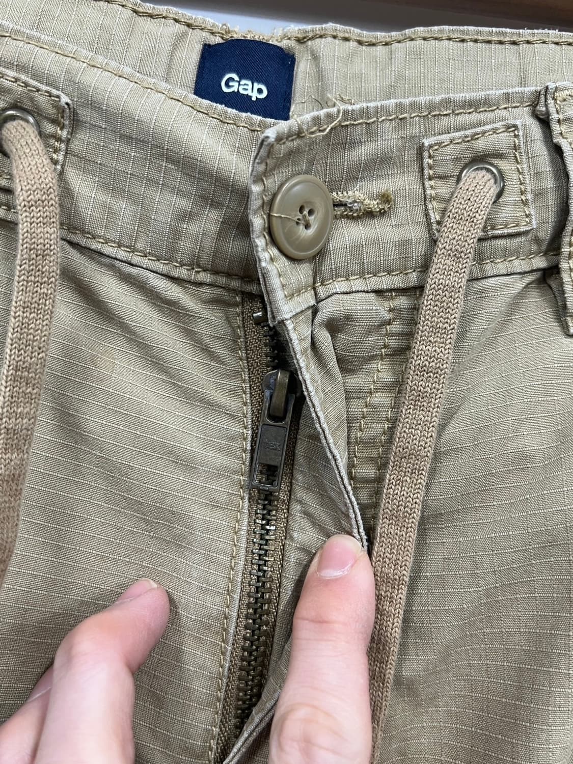 gap 갭 베이지 코튼 카고 팬츠 면 바지 상품이미지3