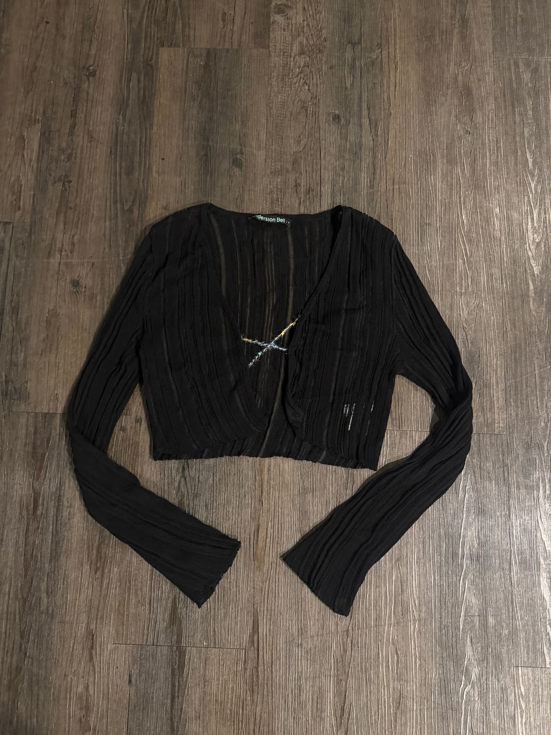 앤더슨벨 ALENA CLEAR STRIPE CARDIGAN atb744w 상품이미지4