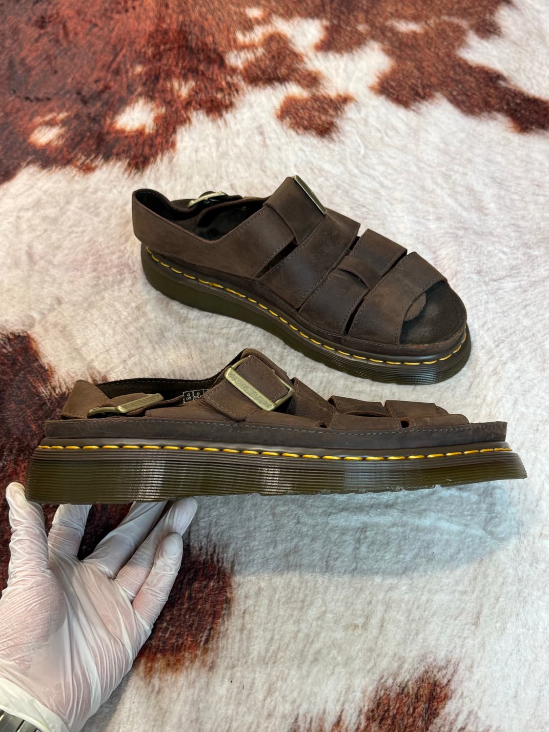 Dr. Martens 닥터마틴 플래쉬 샌들 브라운 42(270mm) 상품이미지3