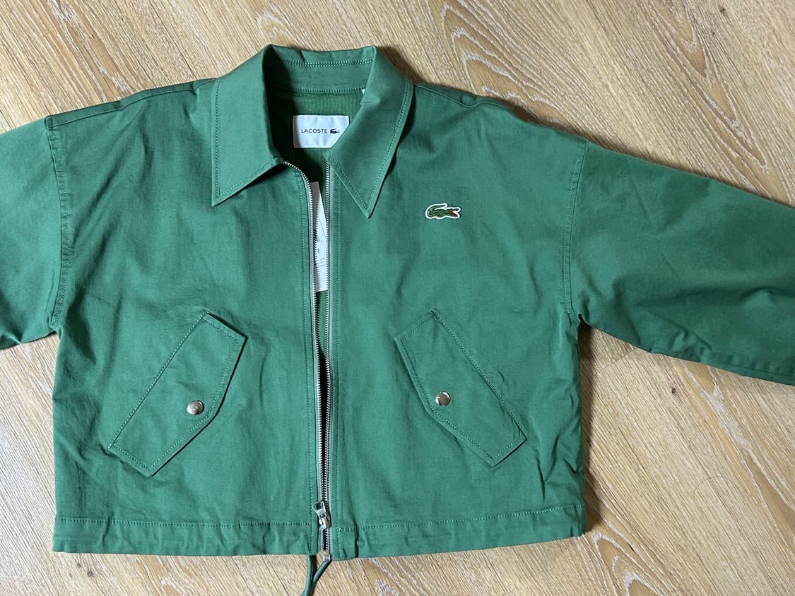 라코스테 해링턴 크롭 그린재킷 상품이미지3