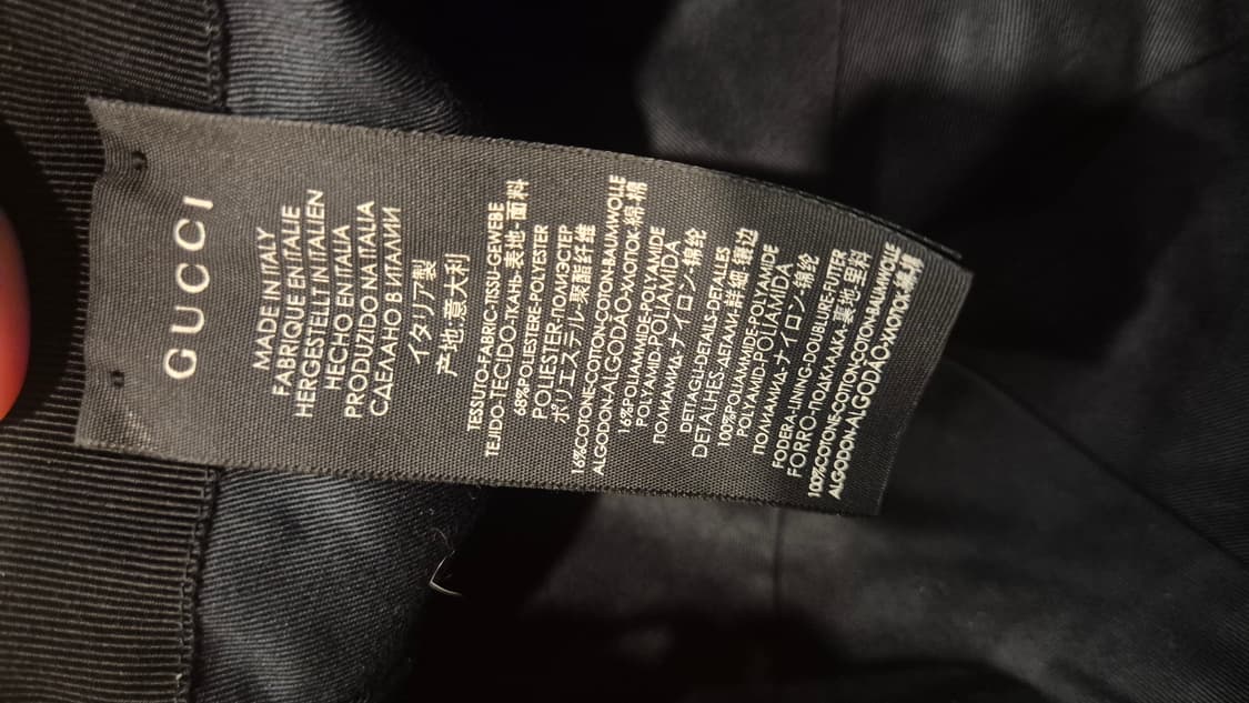 구찌/gg 캔버스 볼캡 블랙/xxxl 상품이미지2