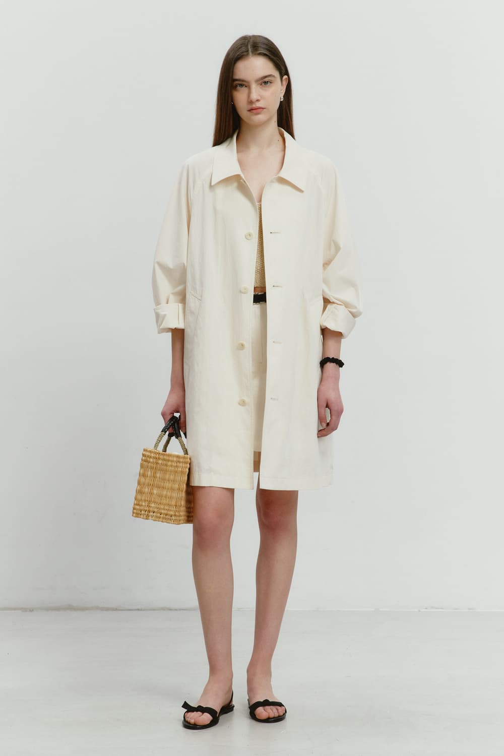 던스트  APRIL-SHOWER HALF TRENCH 스몰사이즈 상품이미지1