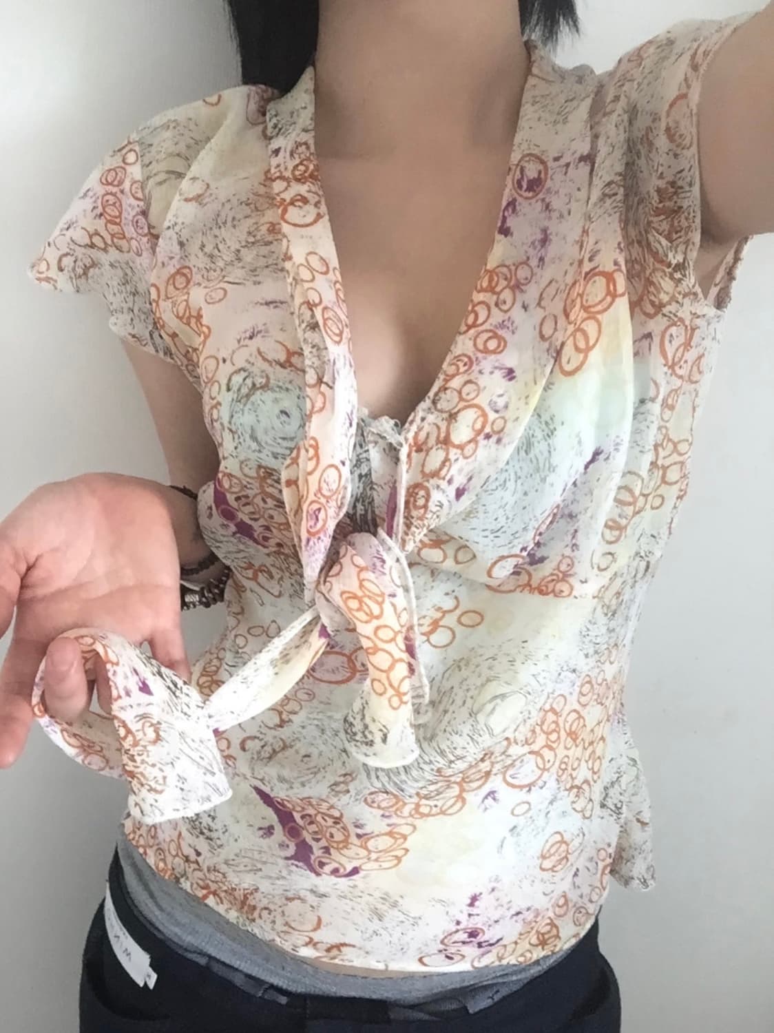 빈티지 여름블라우스 상품이미지2