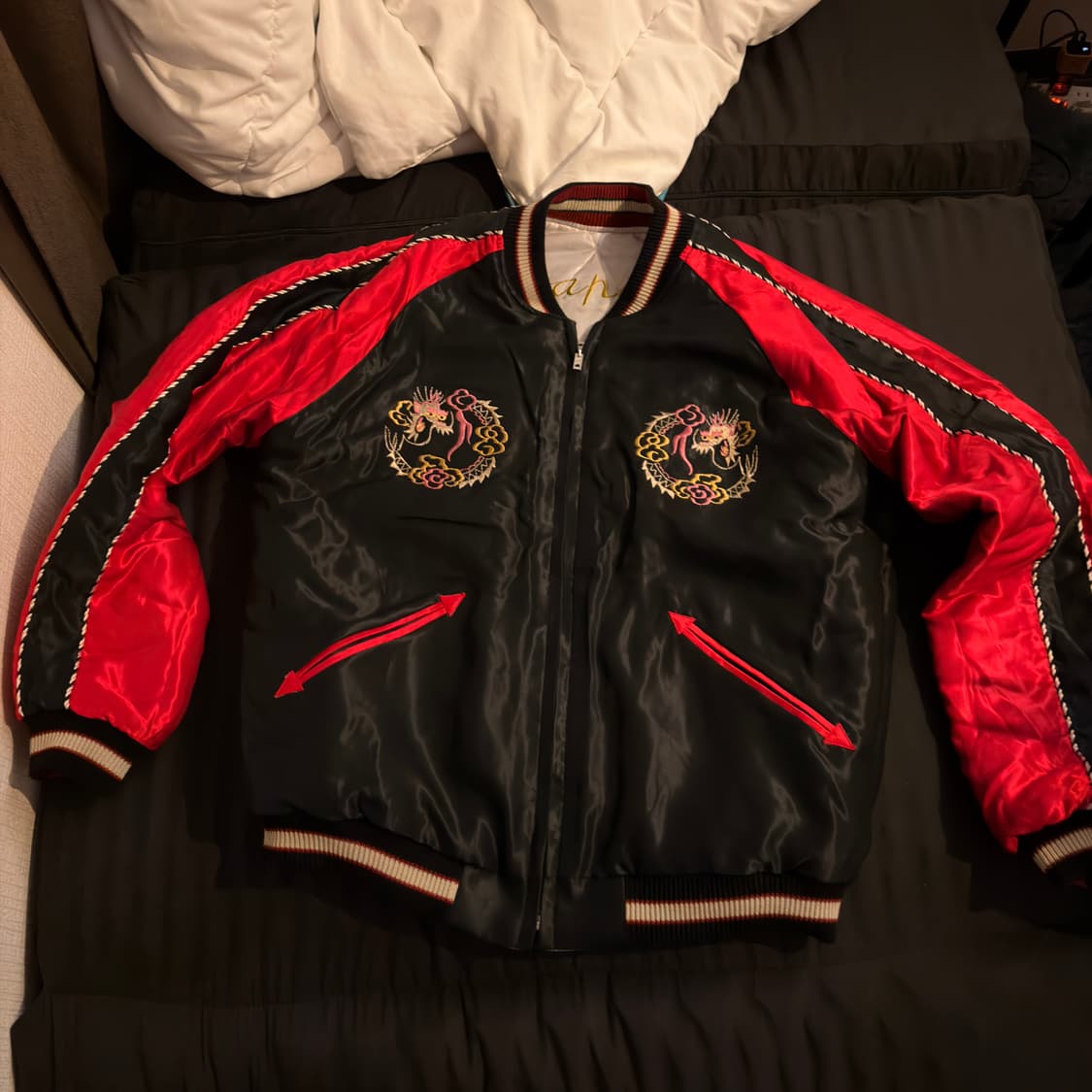 (L)테일러 토요 누빔 스카잔 상품이미지2