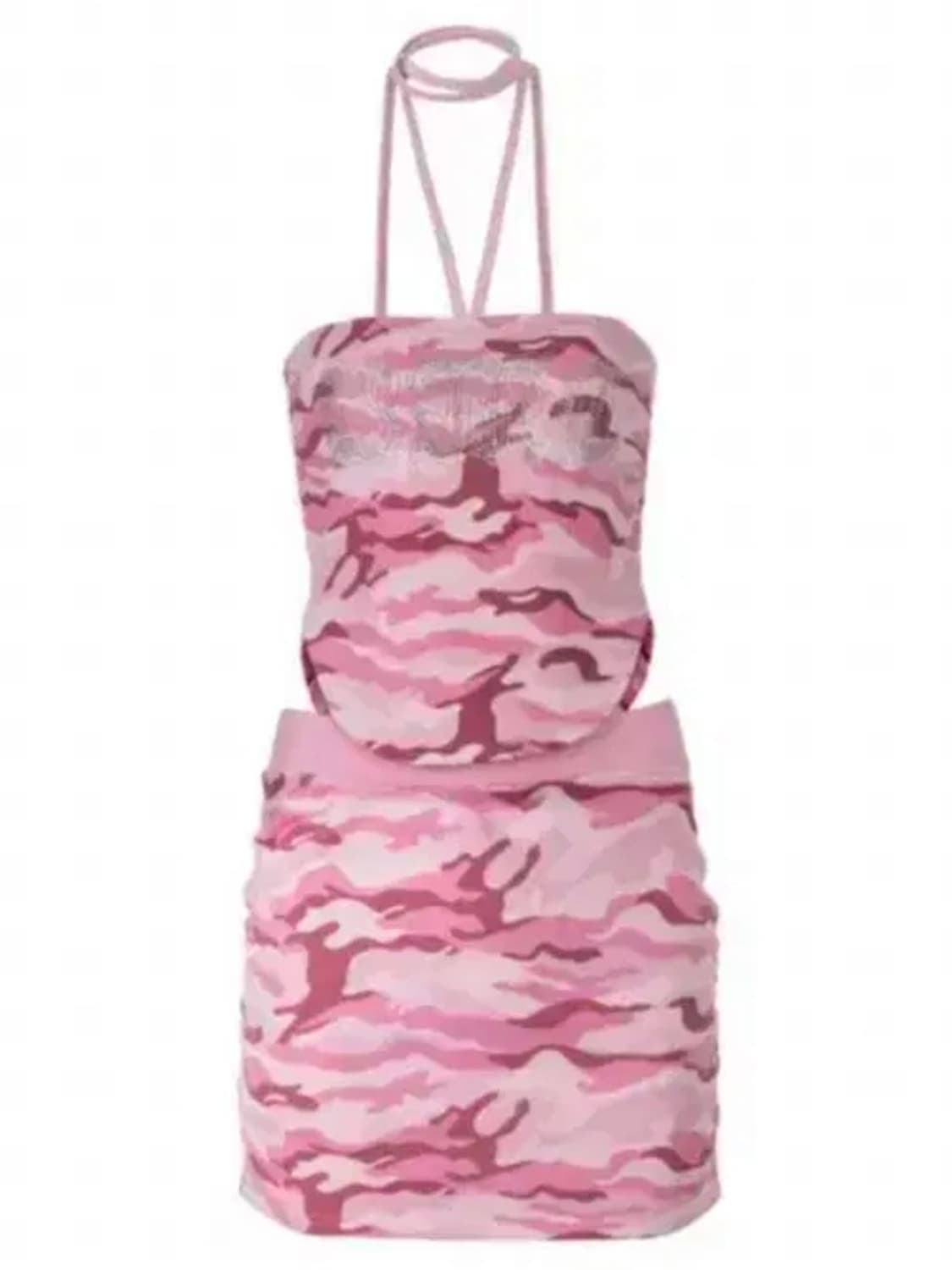 베이비메탈클럽 핑크카모셋업 히메오네갸루빈티지베메클투피스원피스마즈다이아 상품이미지2